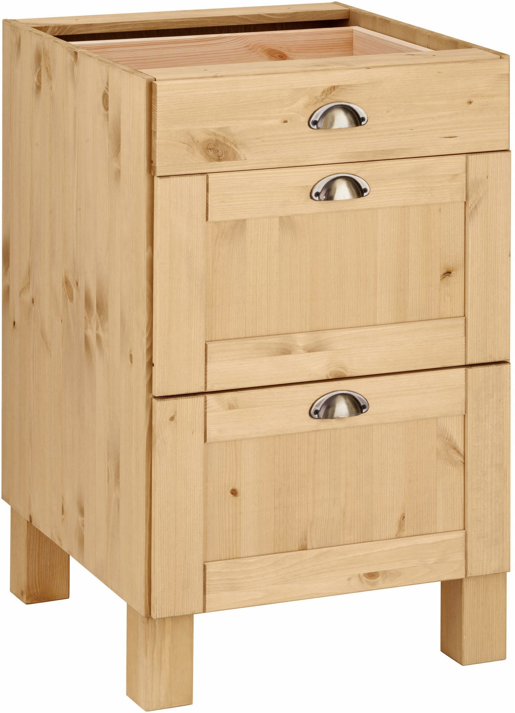 Home affaire Unterschrank Oslo 50 cm breit, ohne Arbeitsplatte, 3 Schubladen