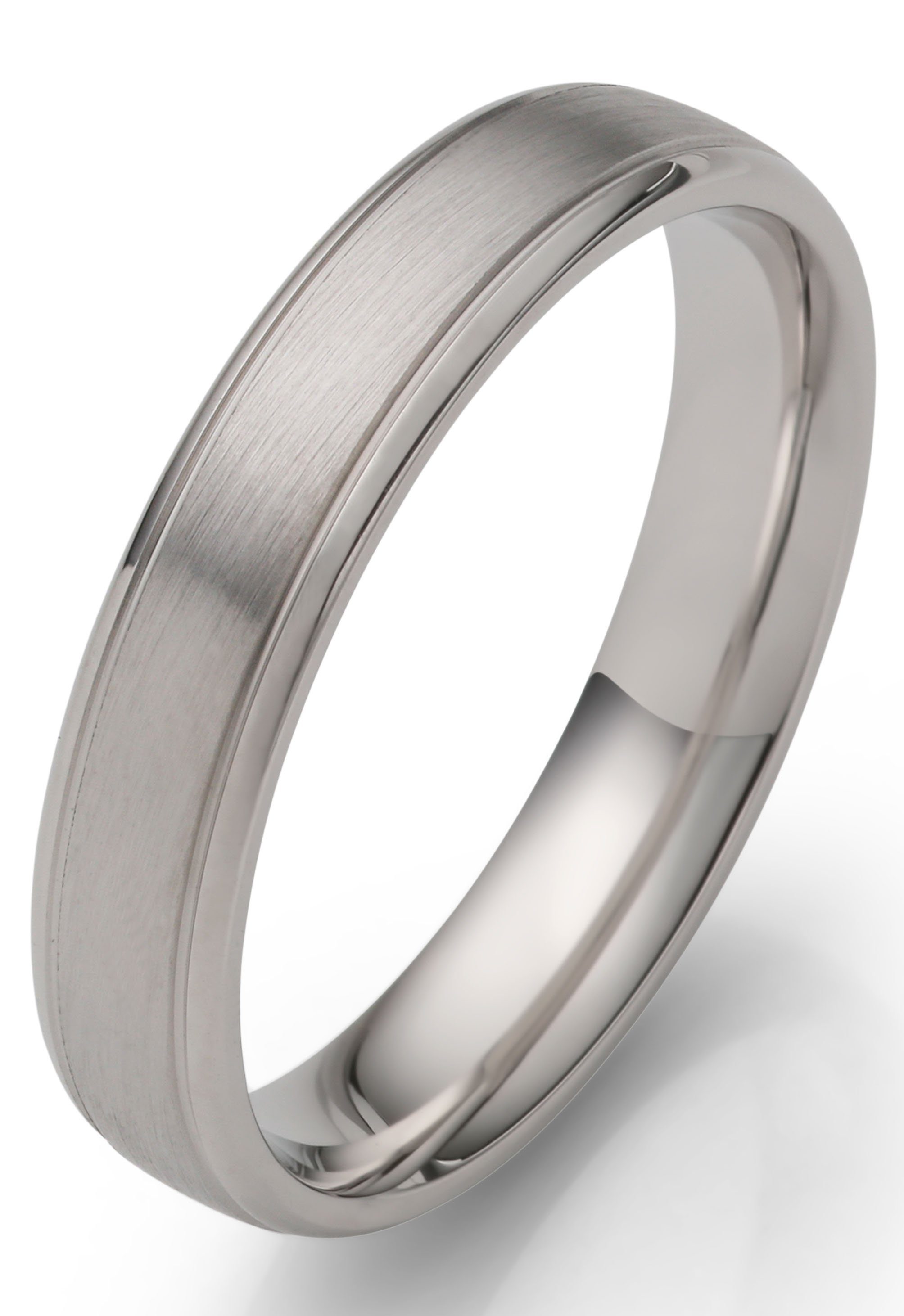 Firetti Trauring Schmuck Geschenk Hochzeit Ehering "LIEBE", Made in Germany - wahlweise mit oder ohne Zirkonia (synth)