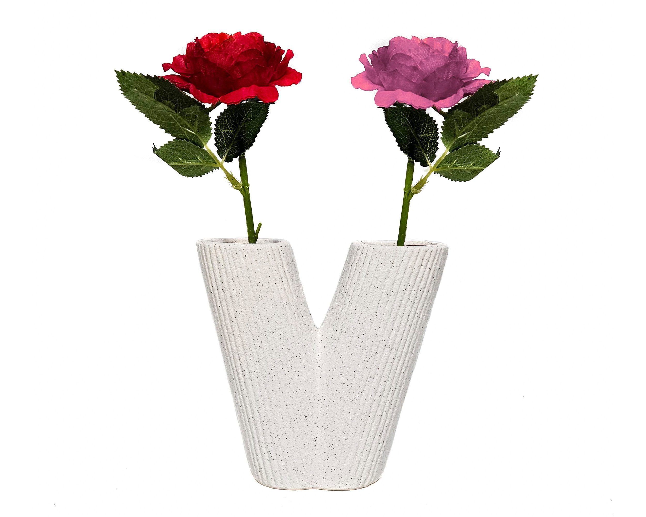 Yudu Tischvase 4-teiliges Vasen-Set – LOVE Buchstaben-Vasen HY2276Y