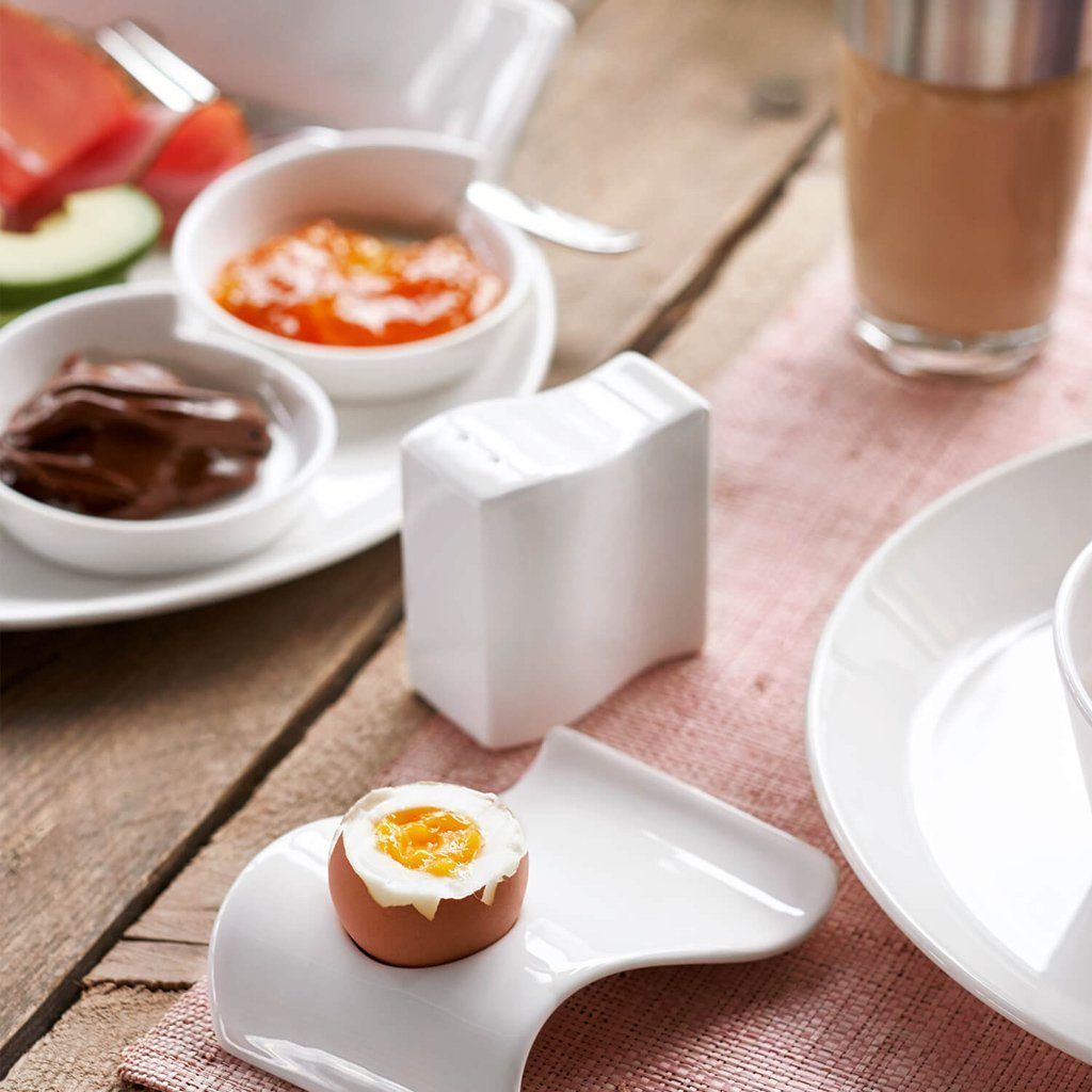 Villeroy & Boch Salzstreuer NewWave Salzstreuer, (1-tlg), Premium Porcelain, 1 Stck, mikrow.- & spülm.sicher
