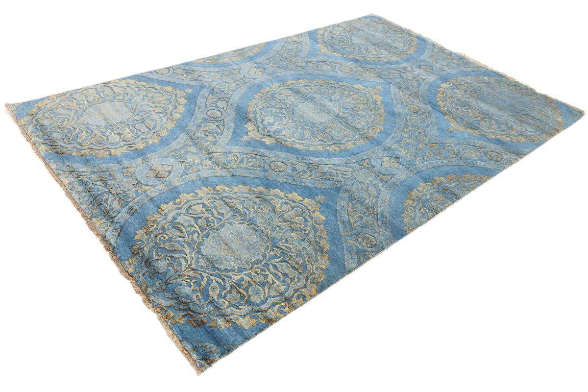 Handgeknüpfter Orientteppich 169x258 rechteckig, Trading, Orientteppich Designteppich, 12 / Nain Moderner Sindhi mm Höhe: