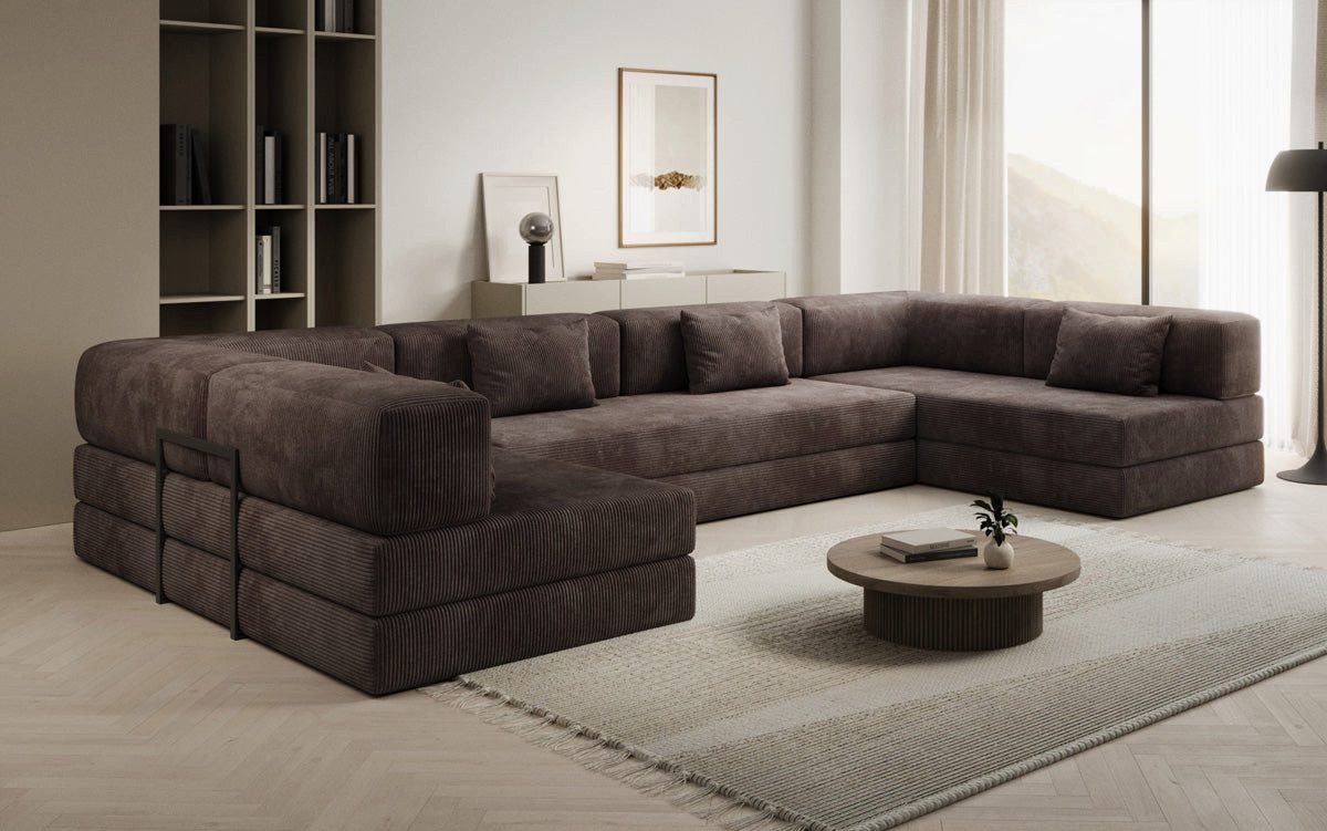 Luxusbetten24 Sofa Designer Sofa Lazy U, günstig online kaufen