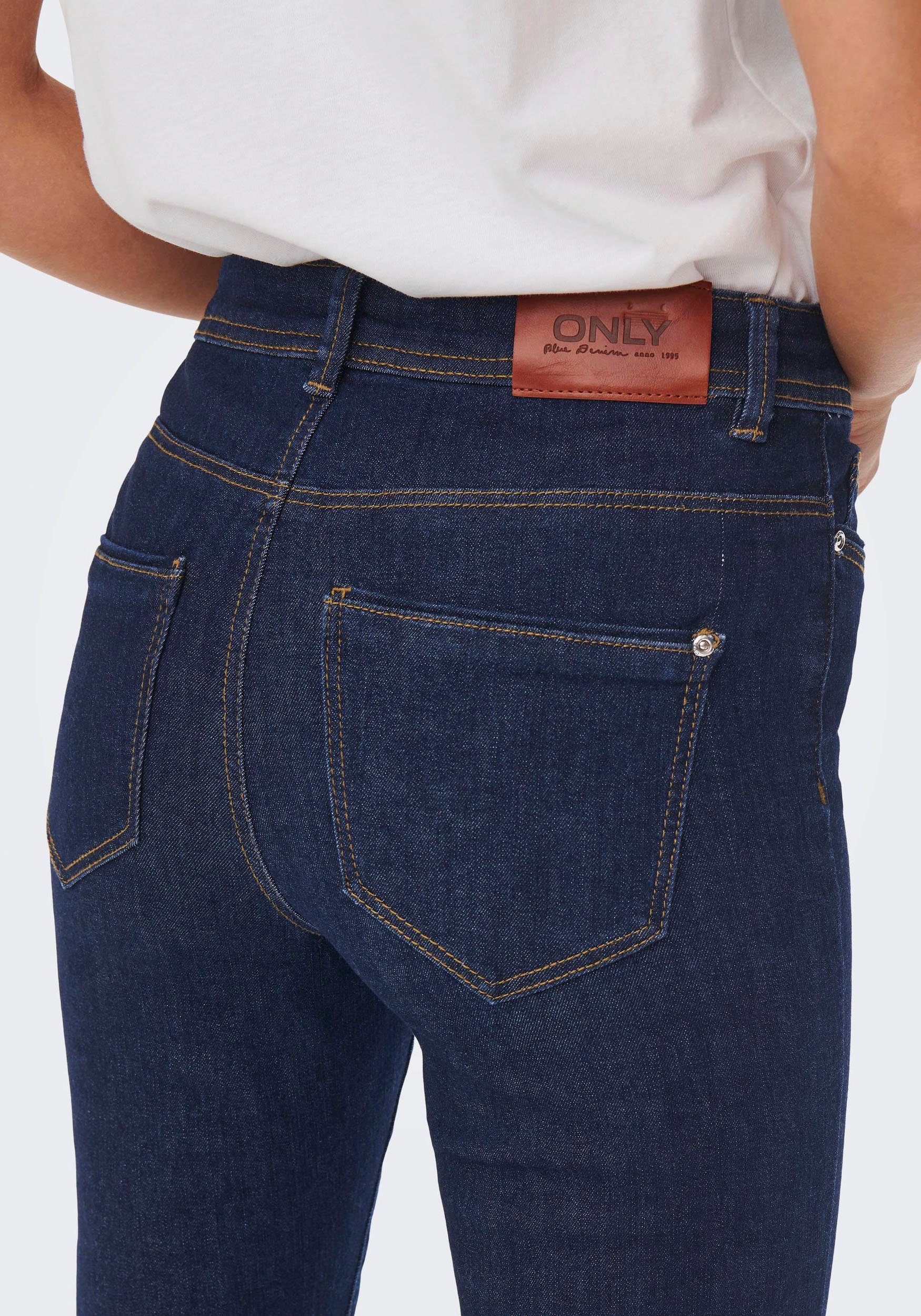 ONLY Bootcut-Jeans ONLWAUW LIFE HW FLARED RINSE DNM mit Stretch