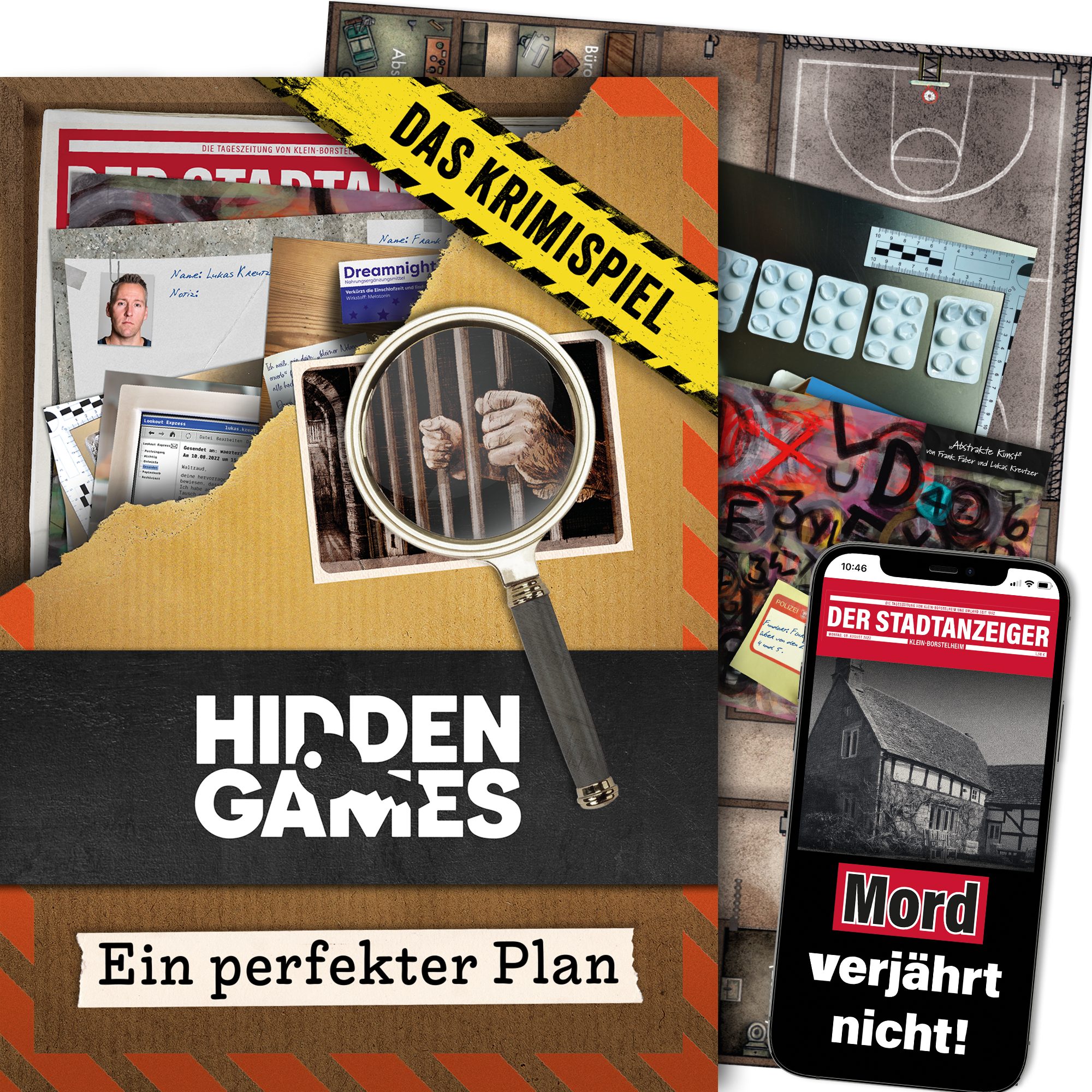 Hidden Games Tatort Spiel Ein perfekter Plan, Krimispiel, Made in Germany