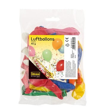 Idena Luftballon Idena 8630430 - Luftballons ca. 40 g, farbig gemischt, das fröhliche