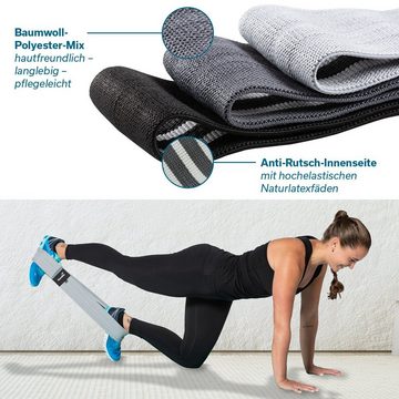 Skandika Trainingsbänder Fitnessbänder (3er-Set), Resistance Booty Bands, 3 Widerstandsstufen