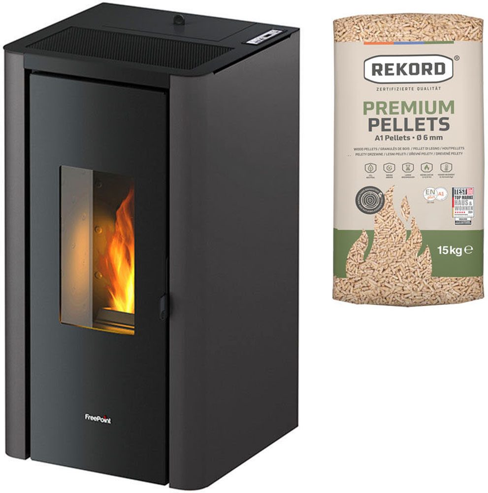 Freepoint Pelletofen FreePoint » Indigo Evo«, 2,5-7 kW, 7 kW