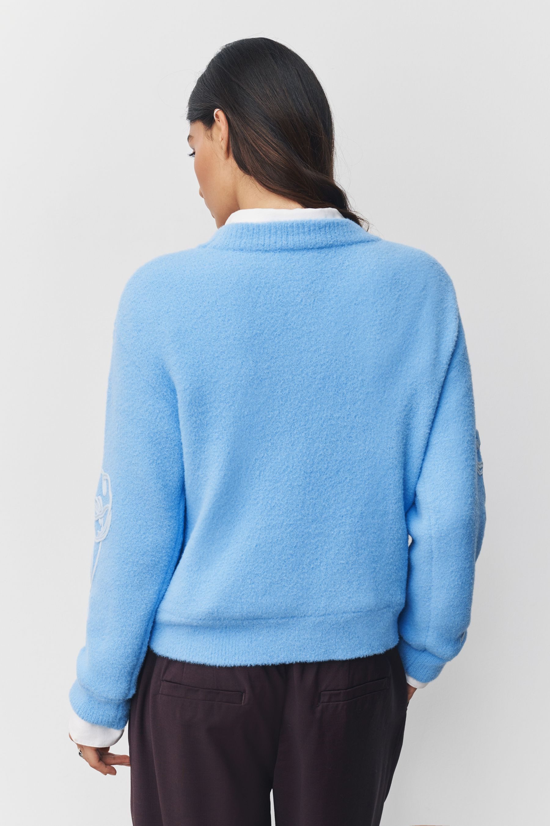 Next Strickpullover Gemütlicher Pullover mit Grafik (1-tlg) günstig online kaufen