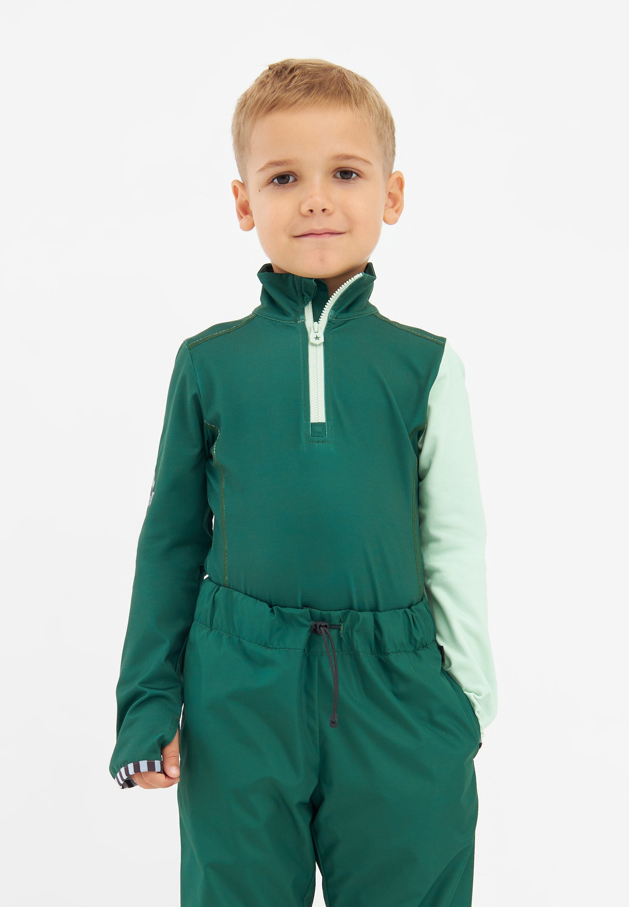 WeeDo Langarmshirt BOMONDO Feuchtigkeitsregulierendes Funktionsshirt für Kinder