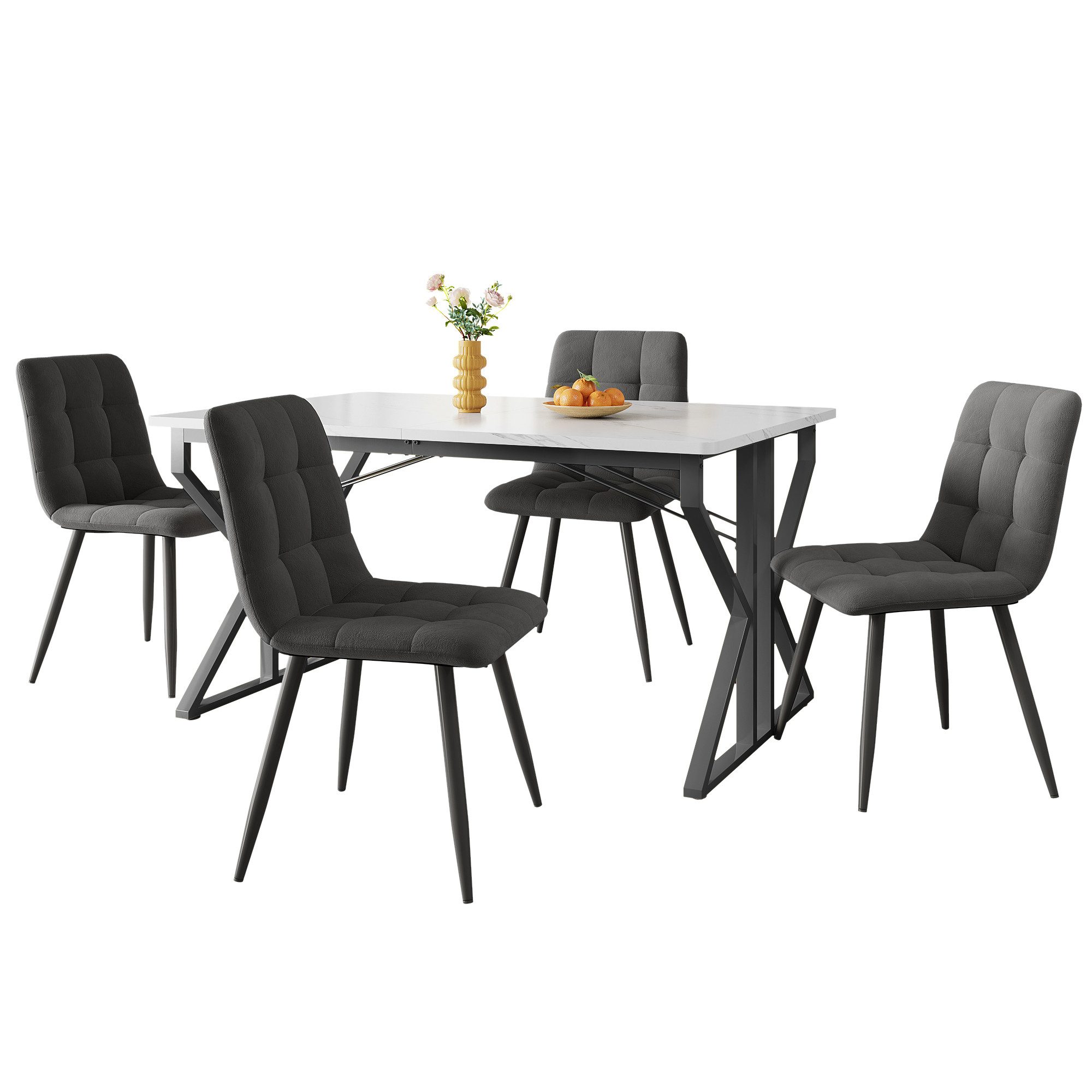 Flieks Essgruppe, (Set, 5-tlg., 119x70cm Tischplatte), günstig online kaufen