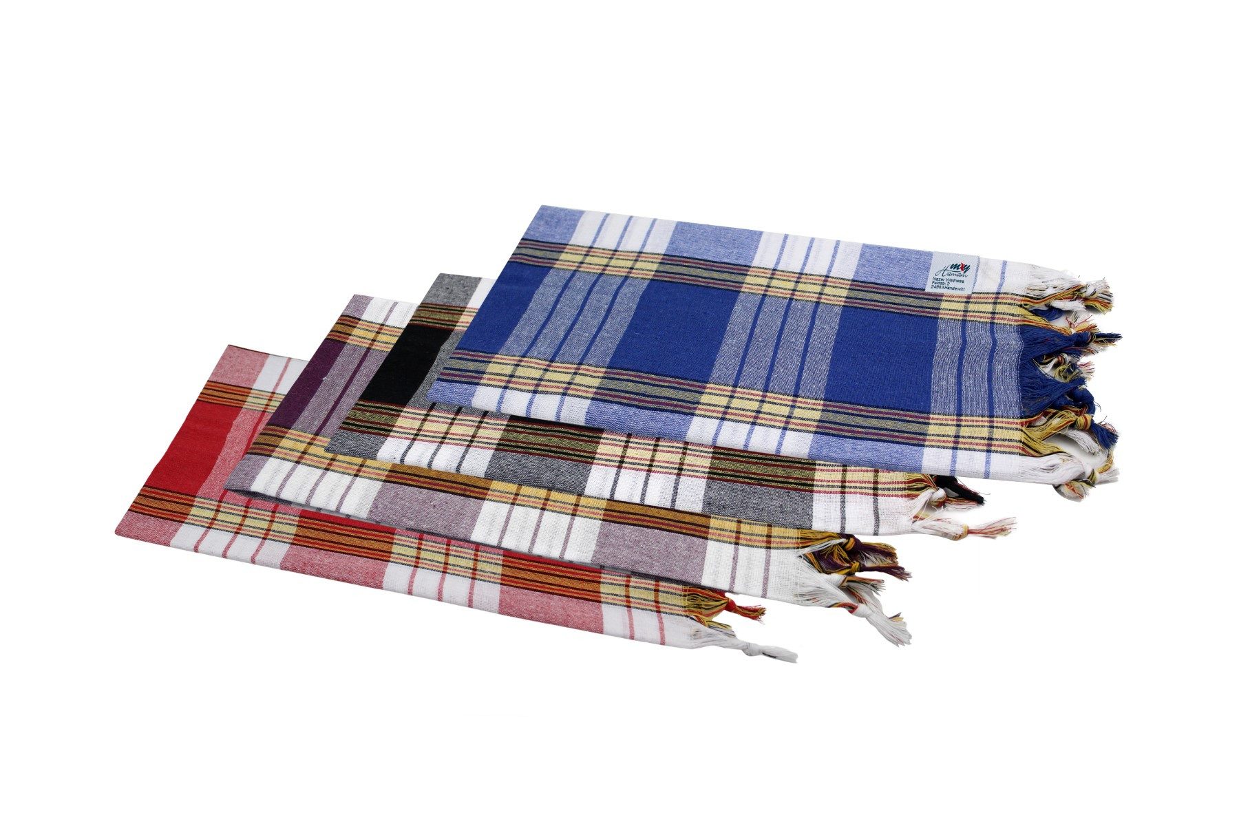 my Hamam Hamamtücher Saunatuch Hamamset Classic blau, schwarz, rot & lila, günstig online kaufen