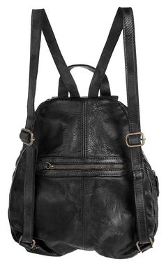 Samantha Look Cityrucksack, echt Leder, Made in Italy