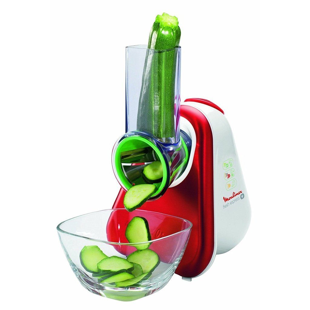 Moulinex Küchenreibe DJ756G elektr. Schnitzelwerk Fresh Express PLUS