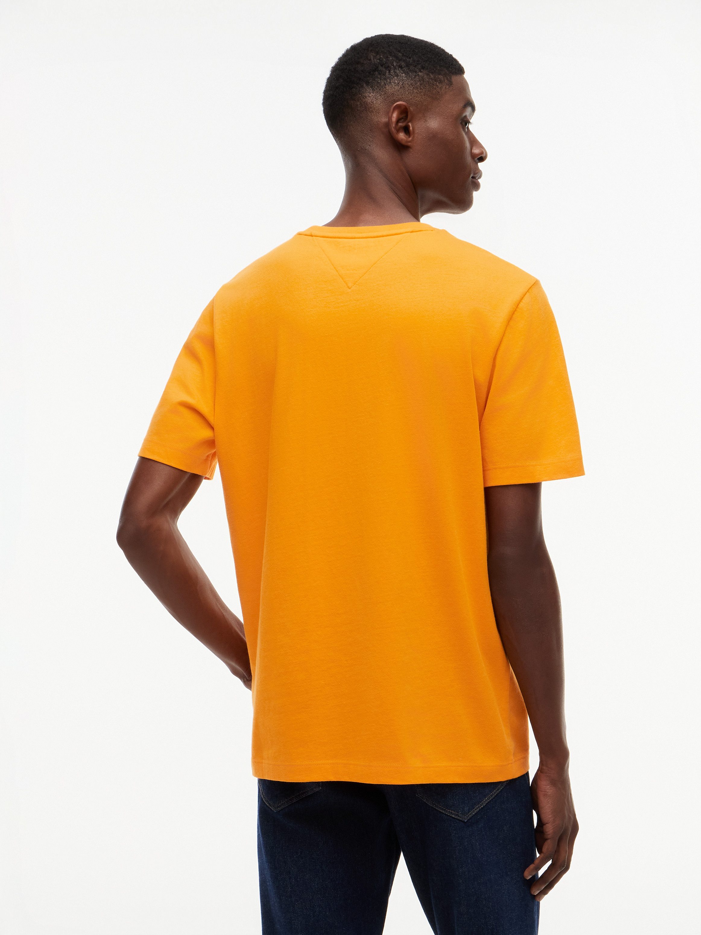 Tommy Hilfiger T-Shirt ESSENTIAL REGULAR FIT SOLID mit Stickerei unifarben, casual, Baumwolle, Rundhals
