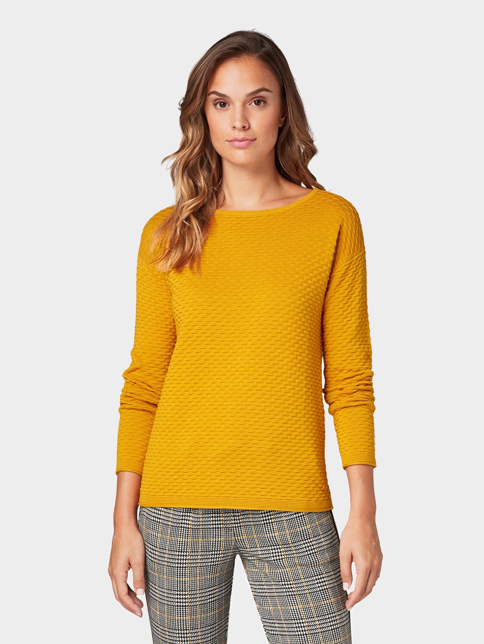 TOM TAILOR Pullover Donna In Cotone E Viscosa - Morbido E Leggero, Stile Casual Comodo - Foto 11