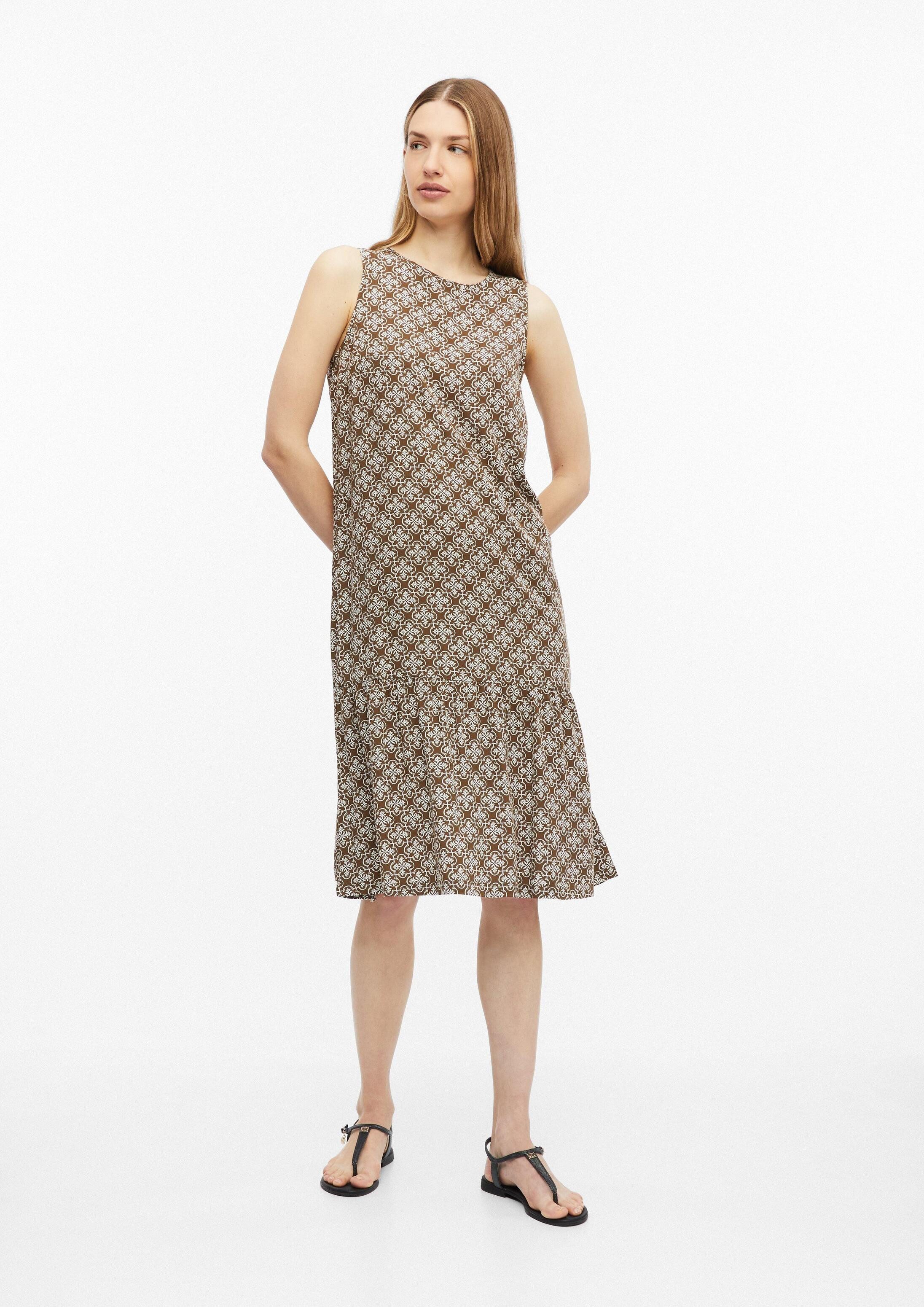 s.Oliver Midikleid Kleid Stufenkleid aus Viskose – Bild 5 von 5