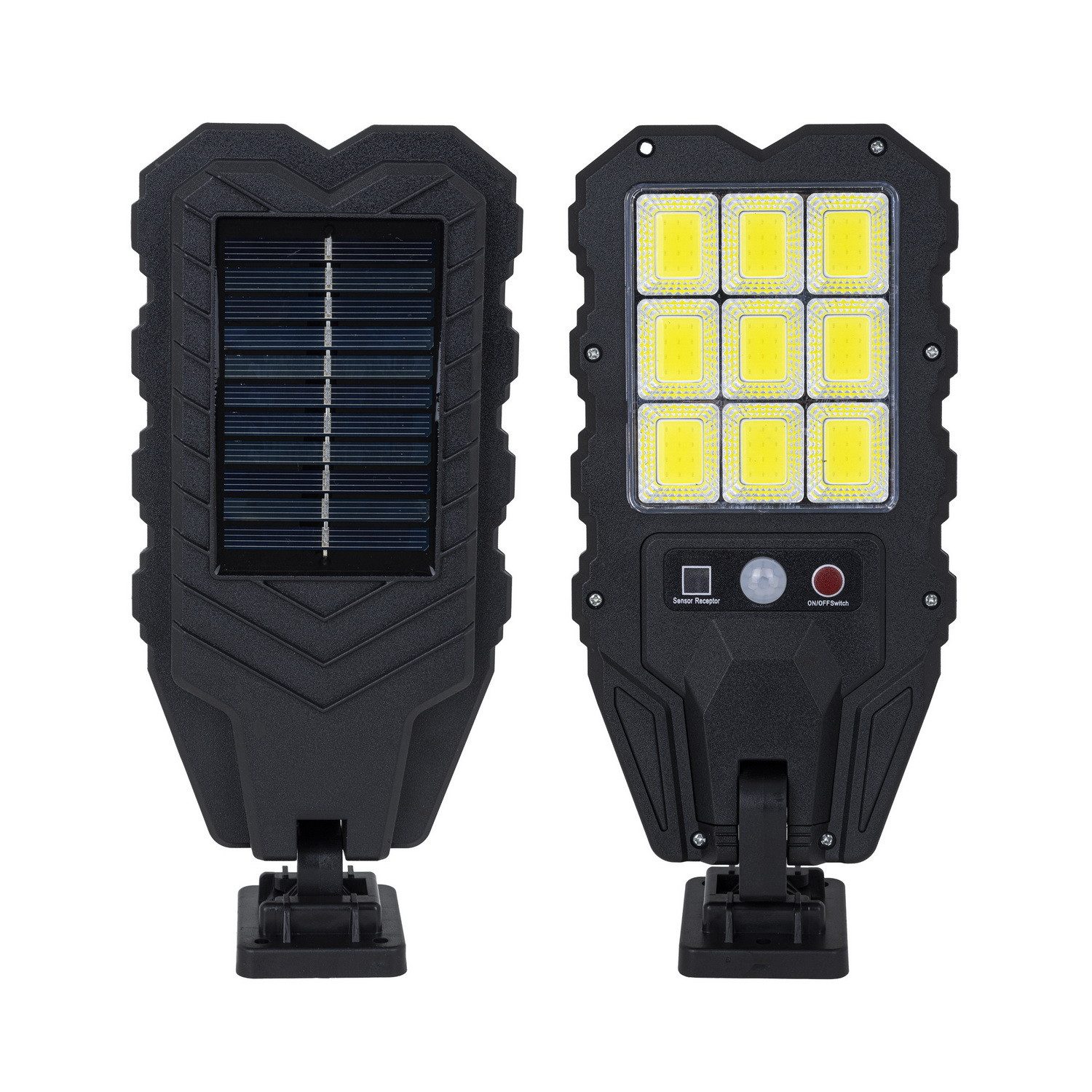 LED Solarleuchte Solarstrahler mit Bewegungsmelder integrierte 108 SMD LEDs