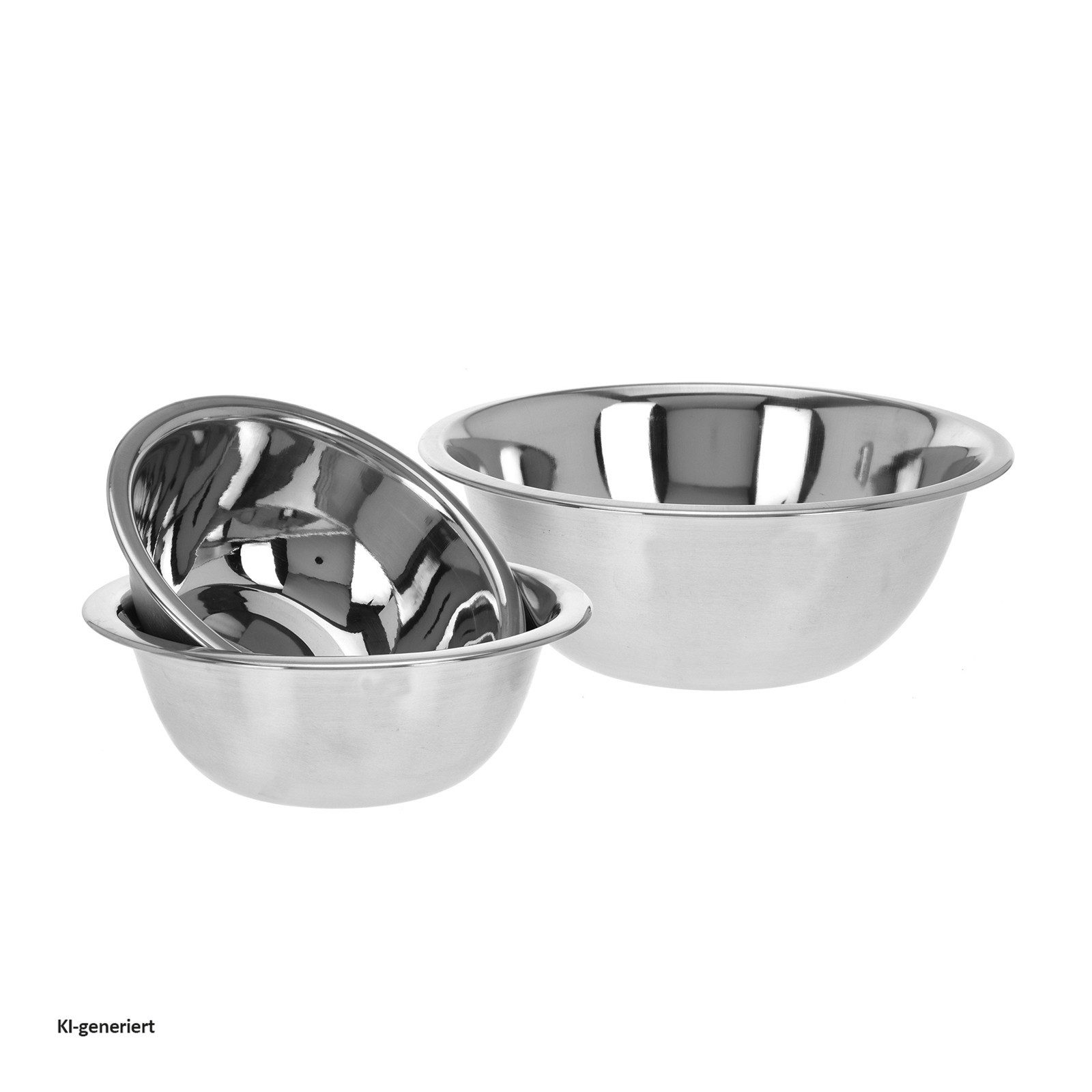 Neuetischkultur Dekoschale Schüssel-Set 3-teilig (3 St., 1 Schalen Set), 3 Schalen Maße: Ø/H 18x7 cm, 20x8 cm, 24x9 cm