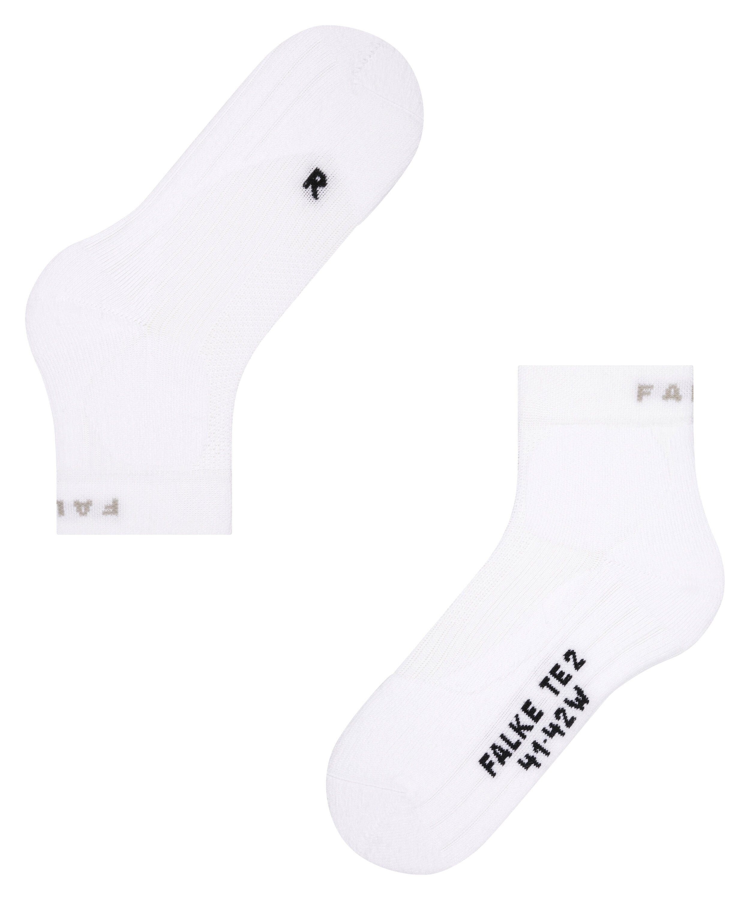FALKE Kurzsocken TE2 Short Kurzsocken (1-Paar) Stabilisierende Socken für Hartplätze
