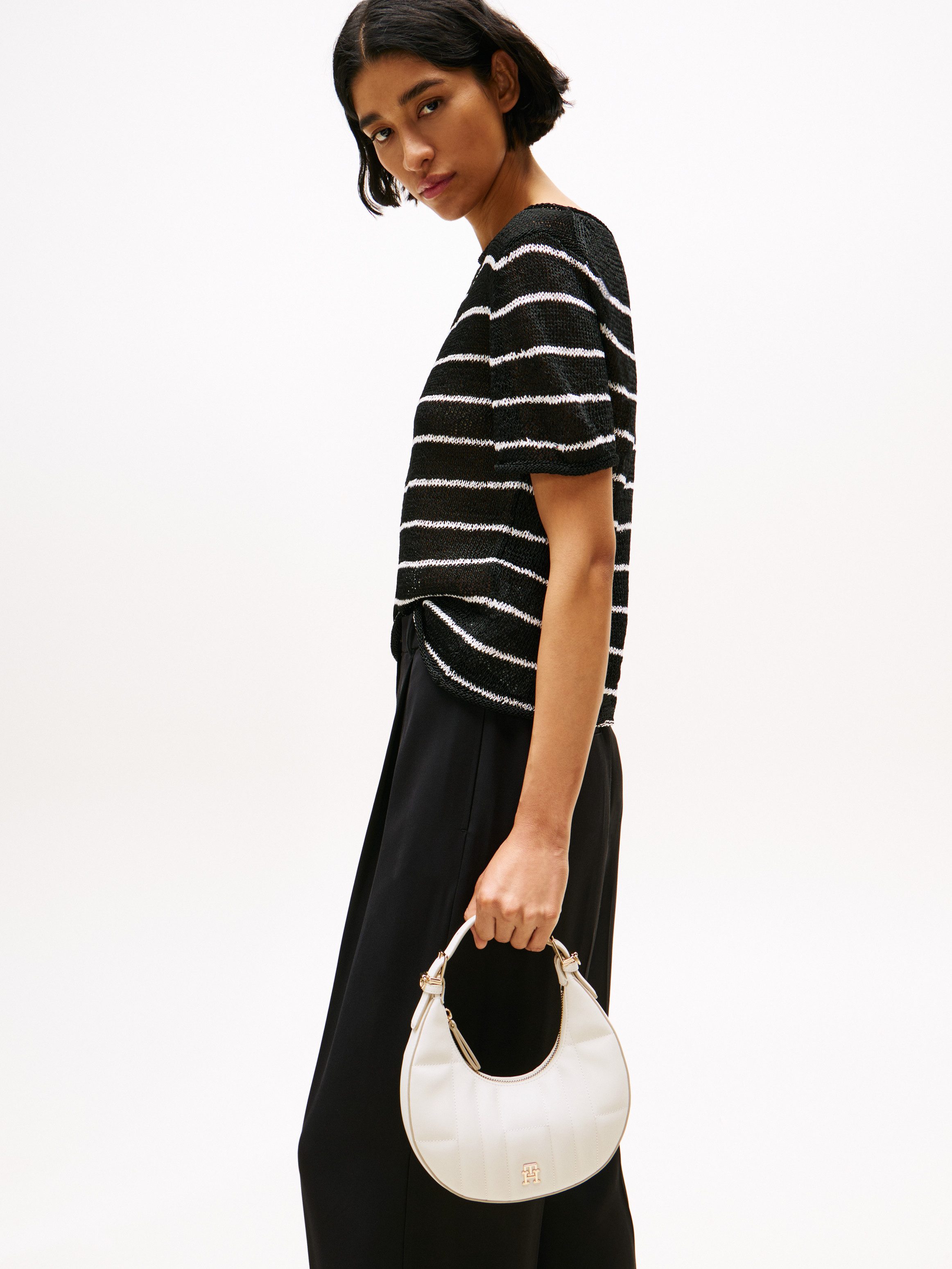 Tommy Hilfiger Schultertasche TH FEMININE MOON CROSSOVER, Damen Umhängetasc günstig online kaufen