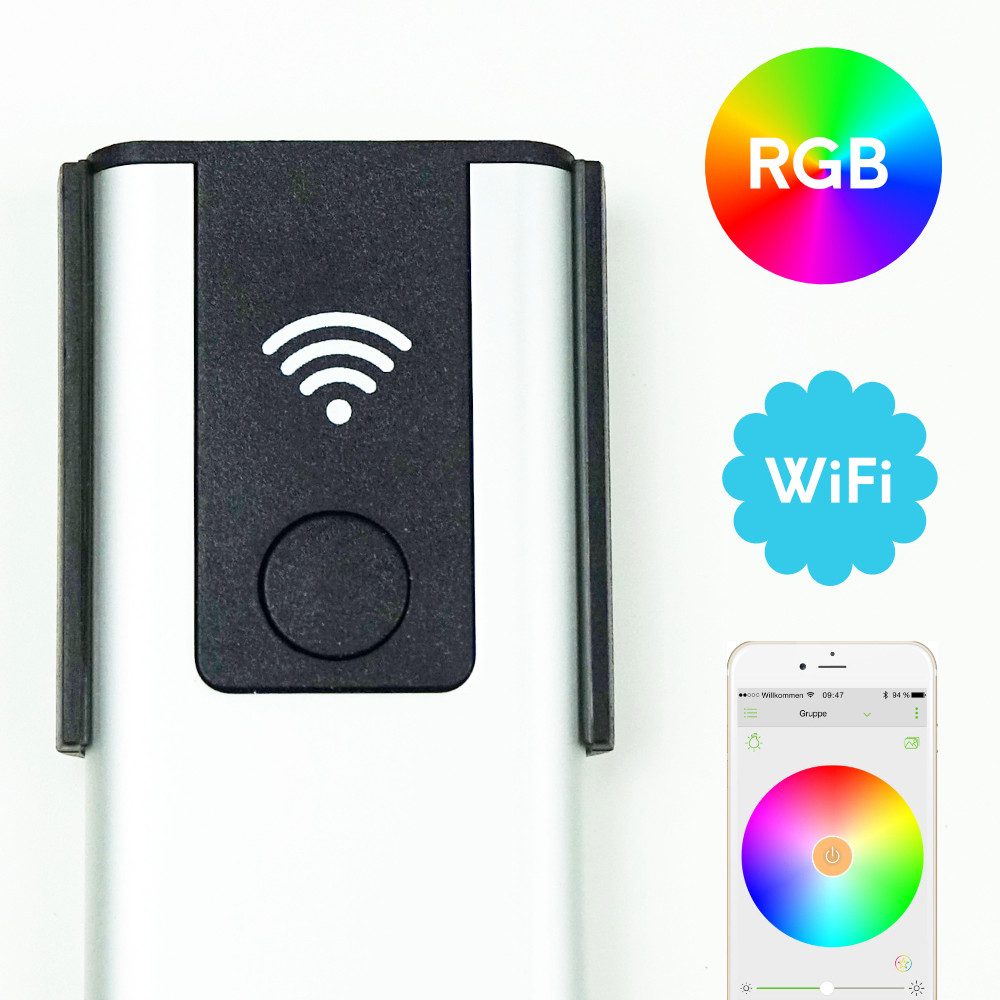 kalb LED Wifi Controller RGB Alexa u. Google Home Smartphone gesteuert Wandtaster