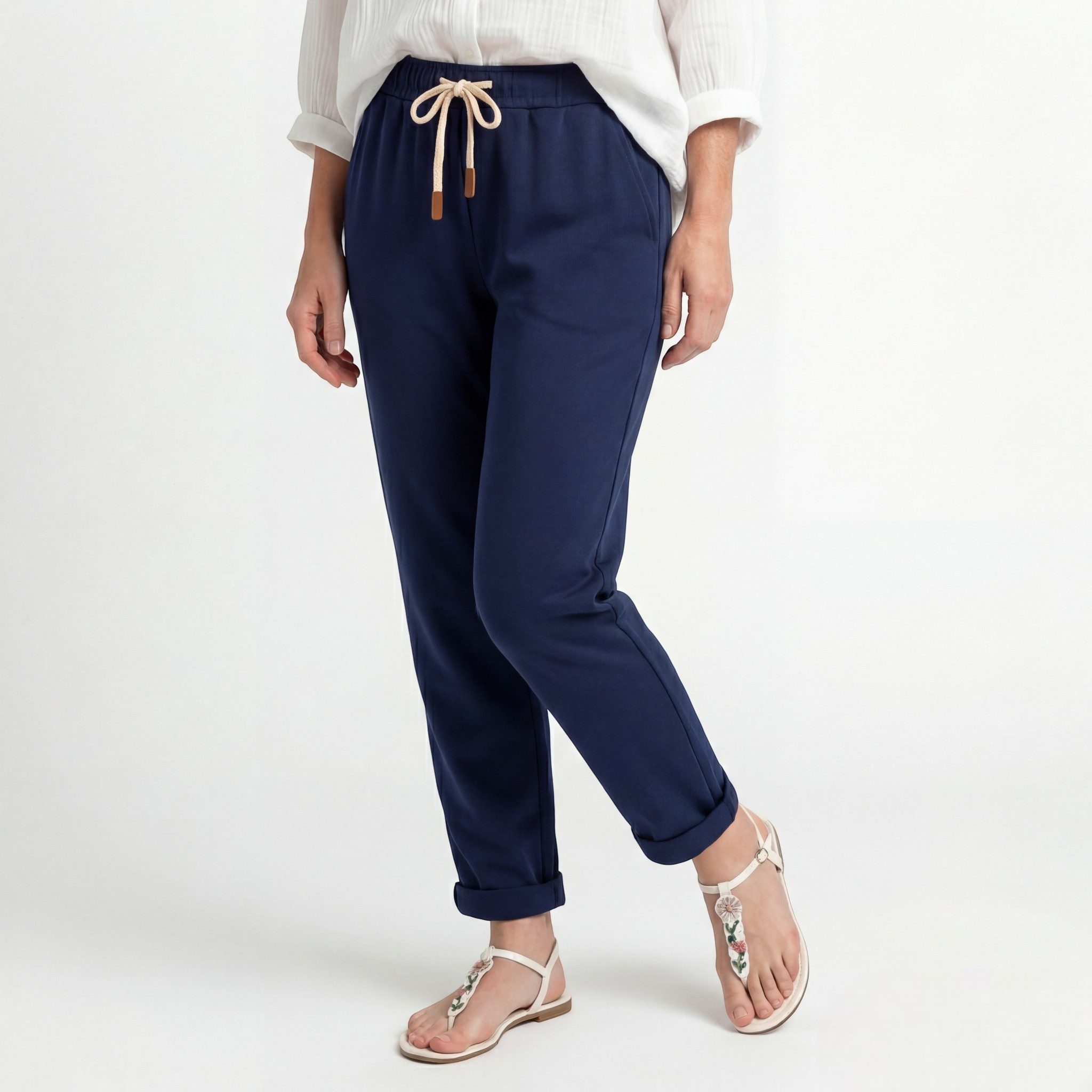Sweathose Damen Sweatpants bequeme Jersey Hose Freizeithose