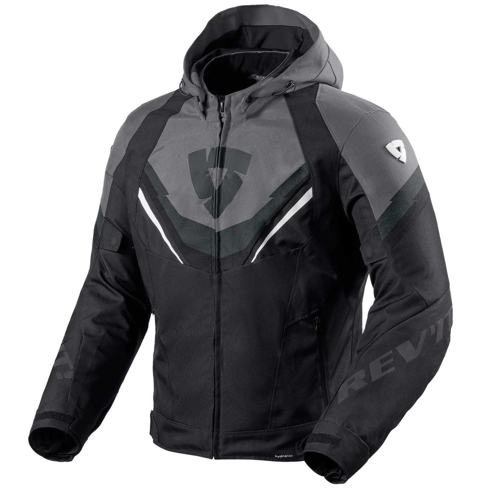 Revit Motorradjacke Revit Quantum 3 H2O Textiljacke Schwarz / Grau atmungsa günstig online kaufen