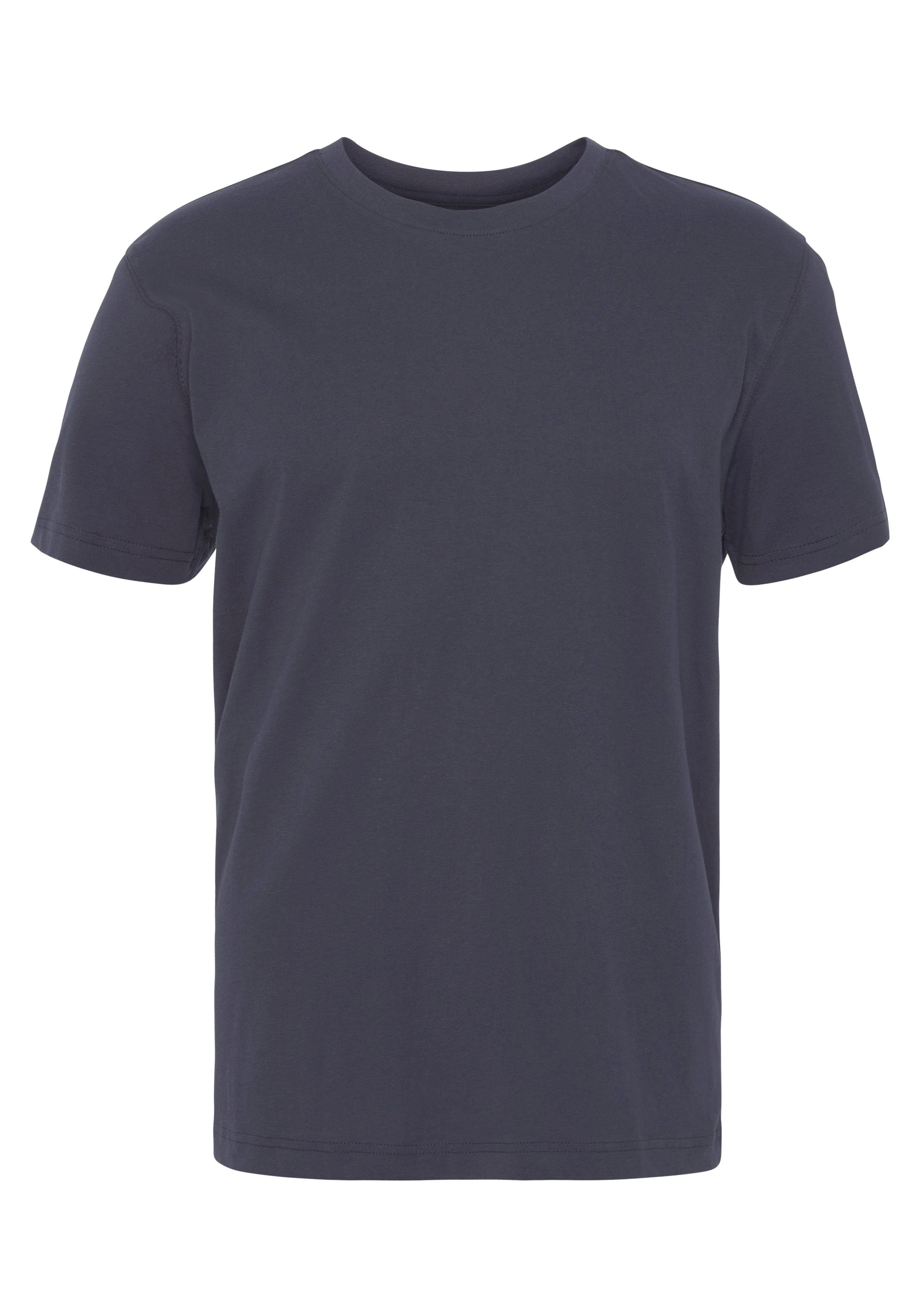(Packung, grau-marine-schwarz T-Shirt 3-tlg., Unterzieh- Man's World als perfekt T-shirt 3er-Pack)