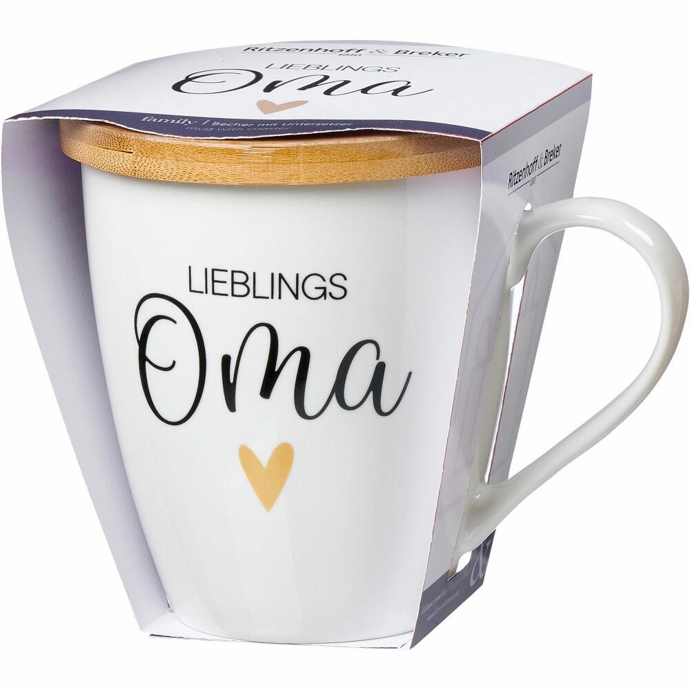Ritzenhoff & Breker Becher Family Oma 560 ml, Porzellan