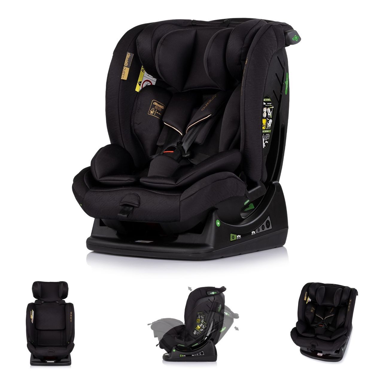 Chipolino Autokindersitz Kindersitz i-Size Aviato, ab: 0, bis: 12, (40 - 150 cm) Gruppe 0/1/2/3, verstellbar
