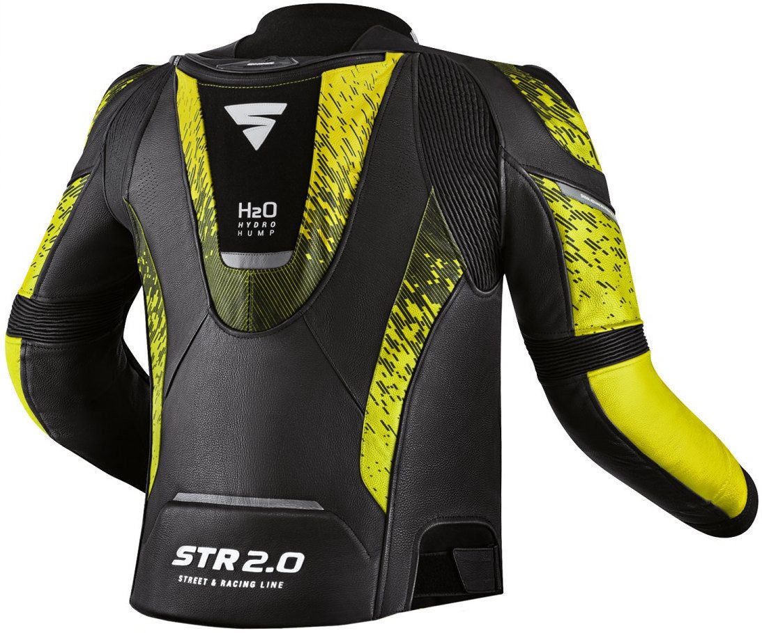 SHIMA Motorradjacke STR 2.0 Motorrad Lederjacke Rückenprotektor enthalten,p günstig online kaufen