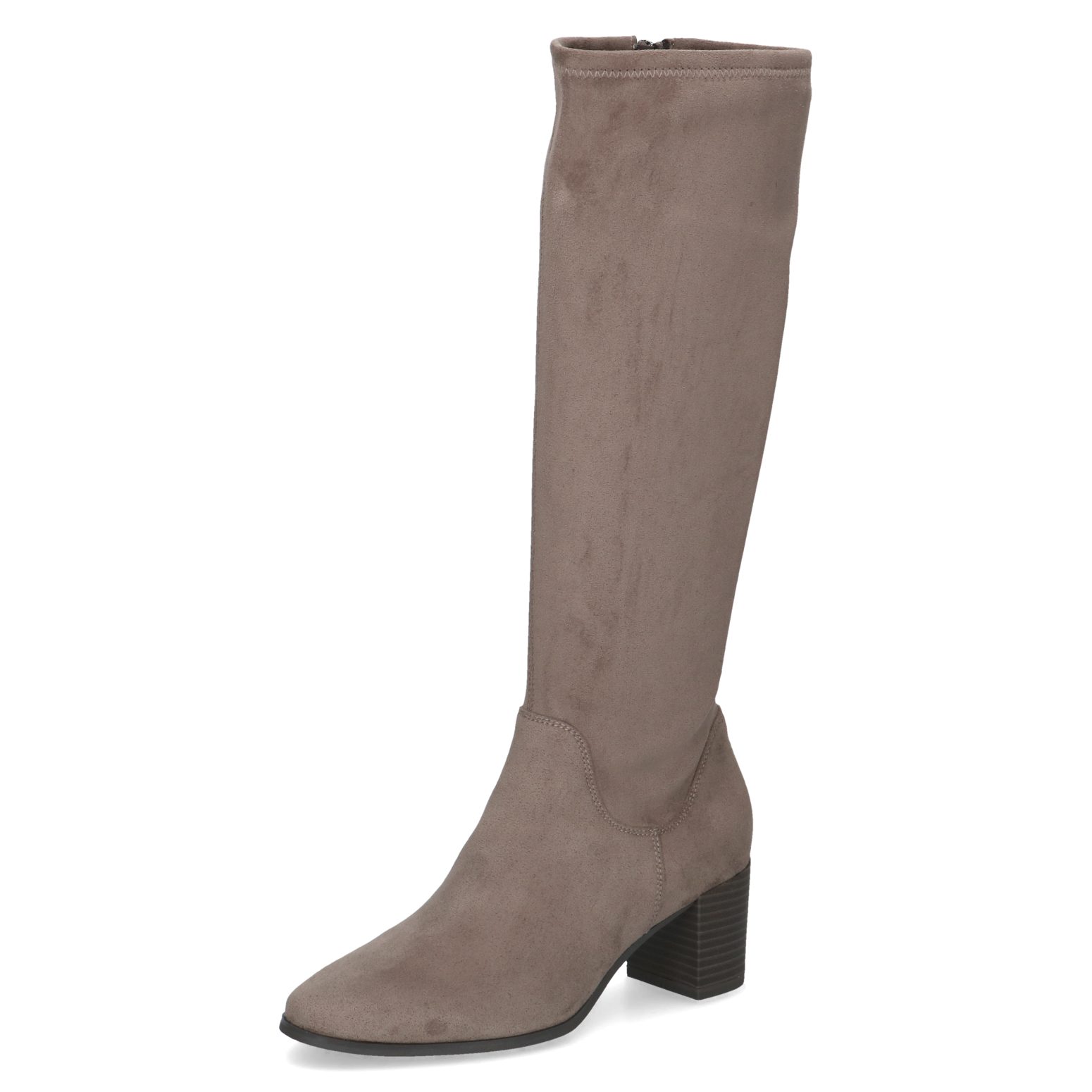 Caprice Stiefel Blockasbsatz, Langschaftstiefel mit Stretchfunktion