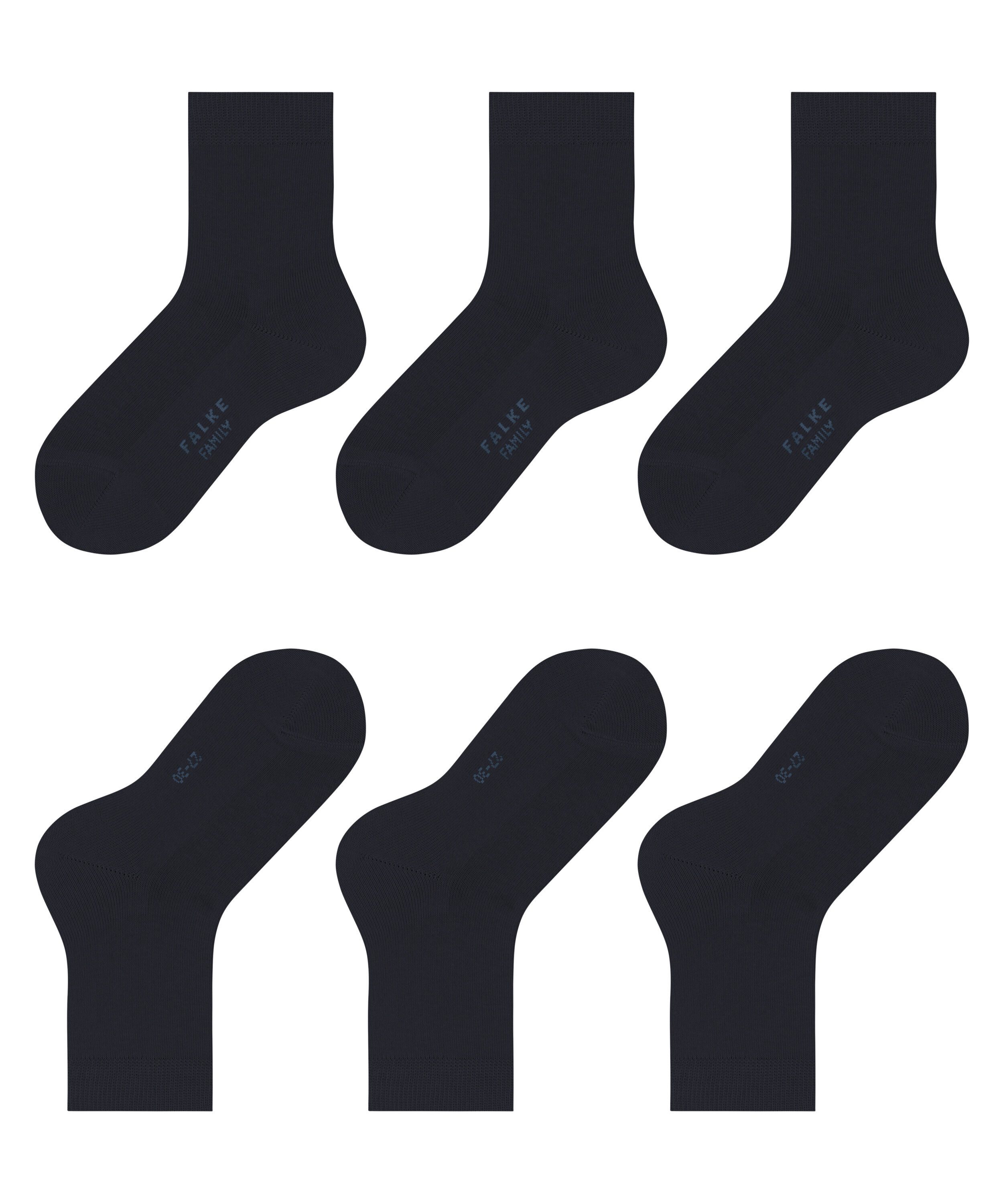 FALKE Socken Family (3-Paar, 3er Pack) mit Baumwolle, atmungsaktiv – Bild 5 von 5