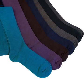 WERI SPEZIALS Strumpfhersteller GmbH Strickstrumpfhose Damen Strumpfhosen aus ökologischer Wolle in 7 modiche Farben (1 St)