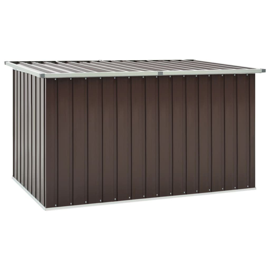 vidaXL Gartenbox aus Stahl (verzinkt) in Braun (B/H/T: 171x93x99 cm)