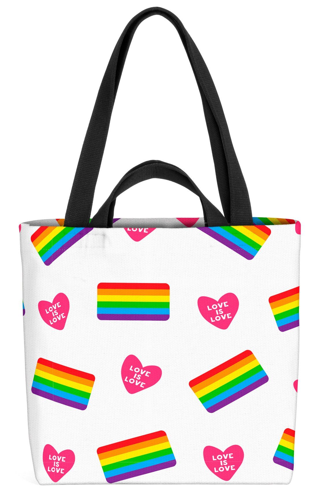 Love Gleichheit Love (1-tlg), LGBTQ pride clu Henkeltasche Gay VOID is parade Pride flag Partner