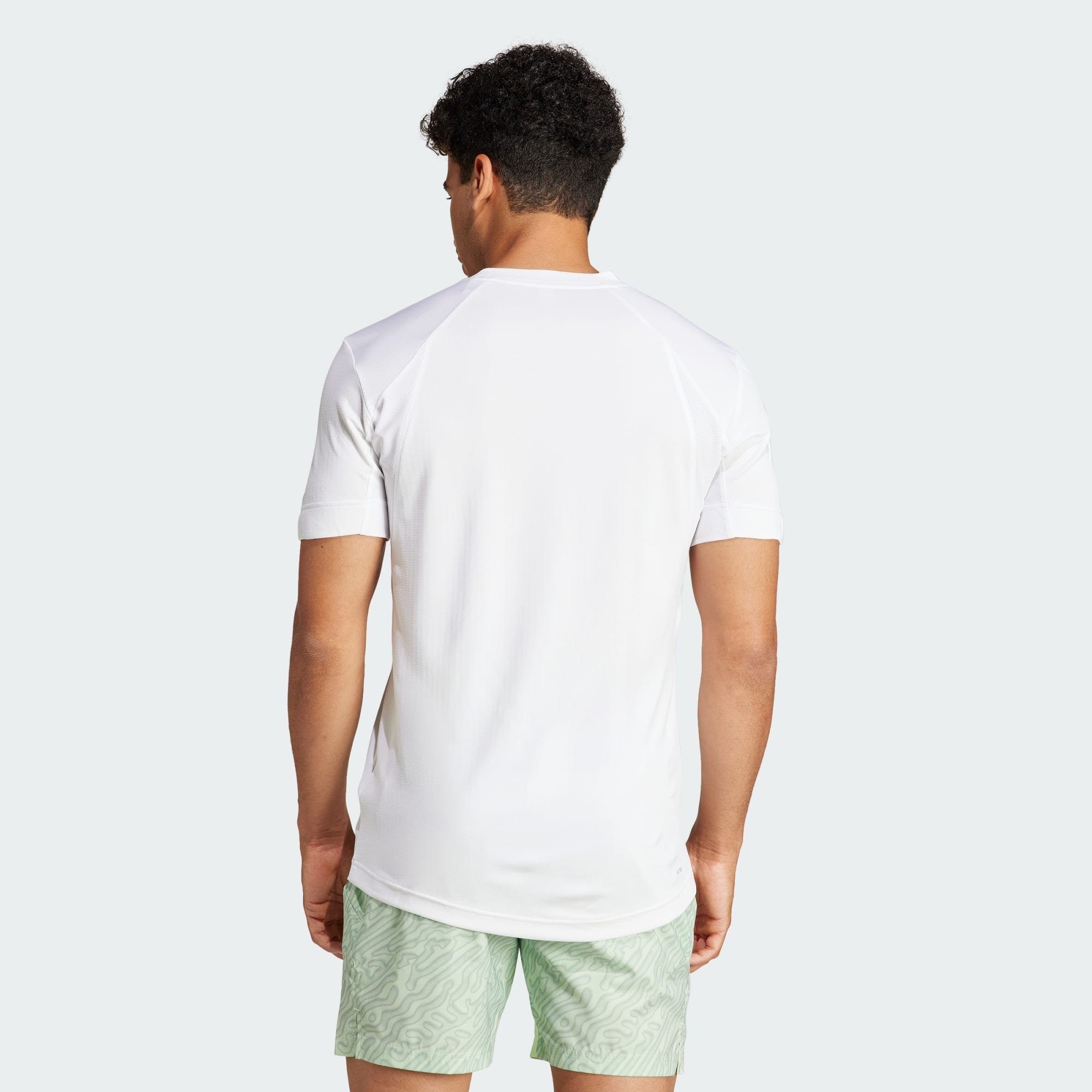 adidas Performance White Funktionsshirt T-SHIRT TENNIS FREELIFT