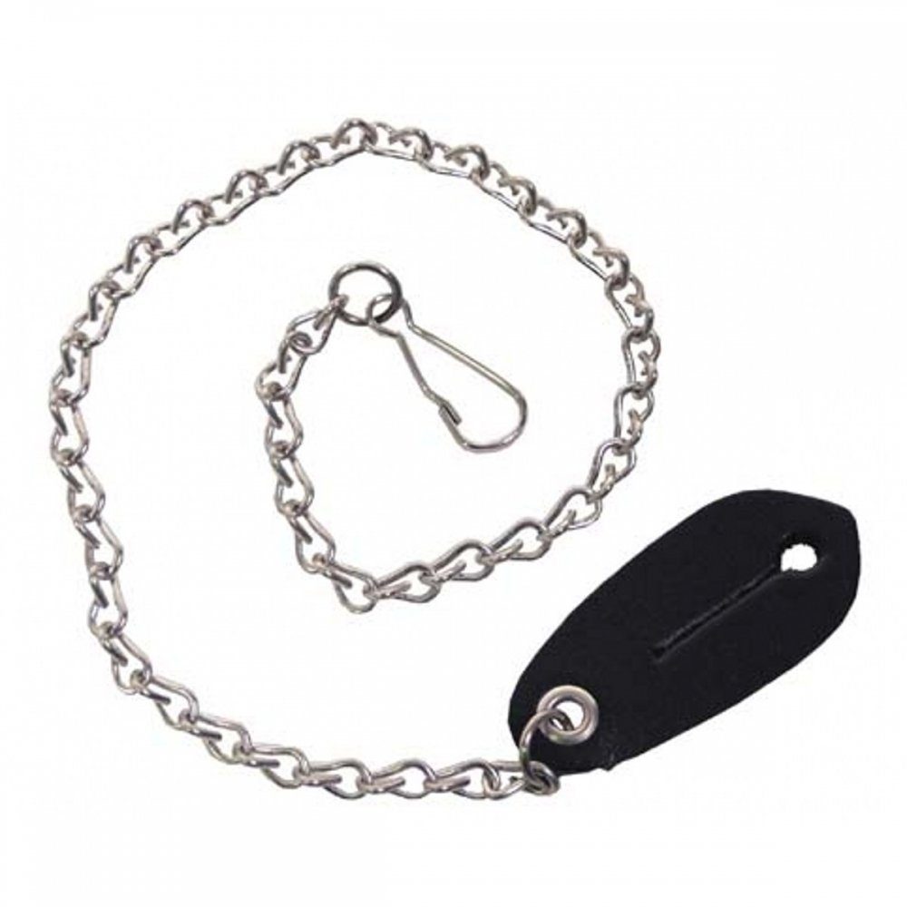 MFH Брелки Gliederkette, Karabiner/Leder