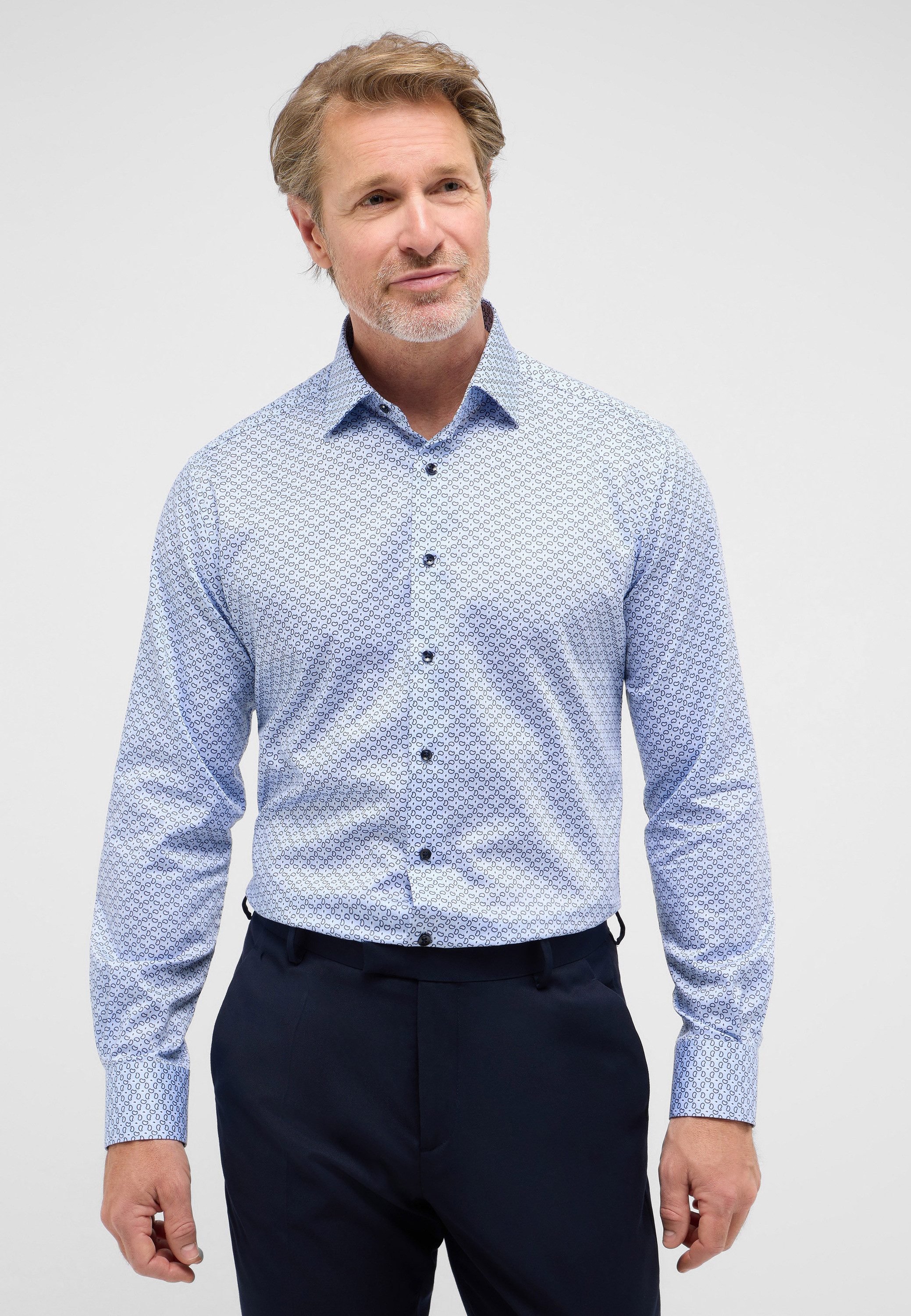 Eterna Langarmhemd "MODERN FIT", NON IRON (bügelfrei) günstig online kaufen