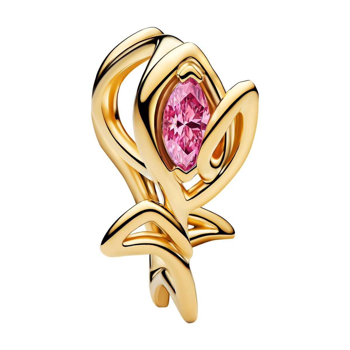 Pandora Bead 764555C01, Goldfarben Tulpe