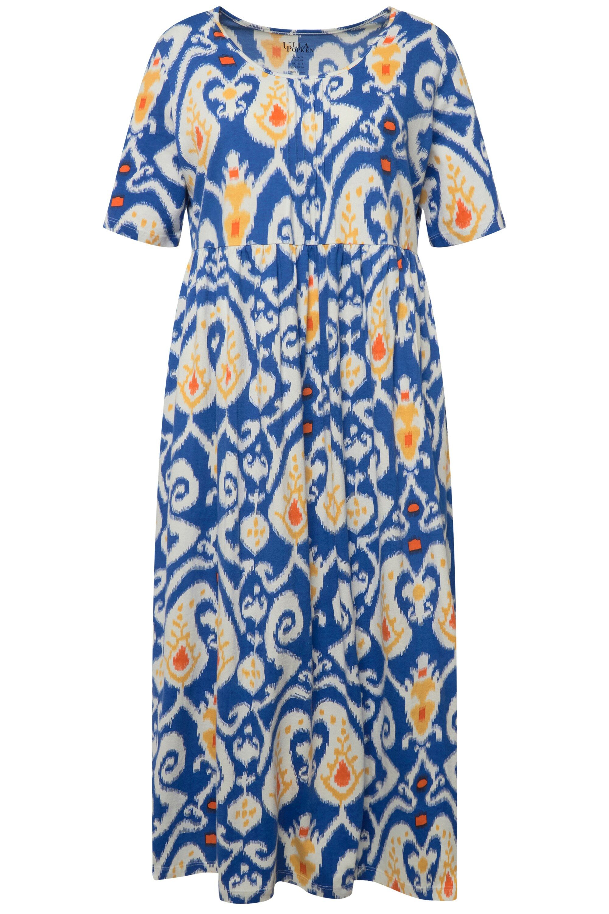 Ulla Popken Jerseykleid Jerseykleid Paisley A-Linie günstig online kaufen
