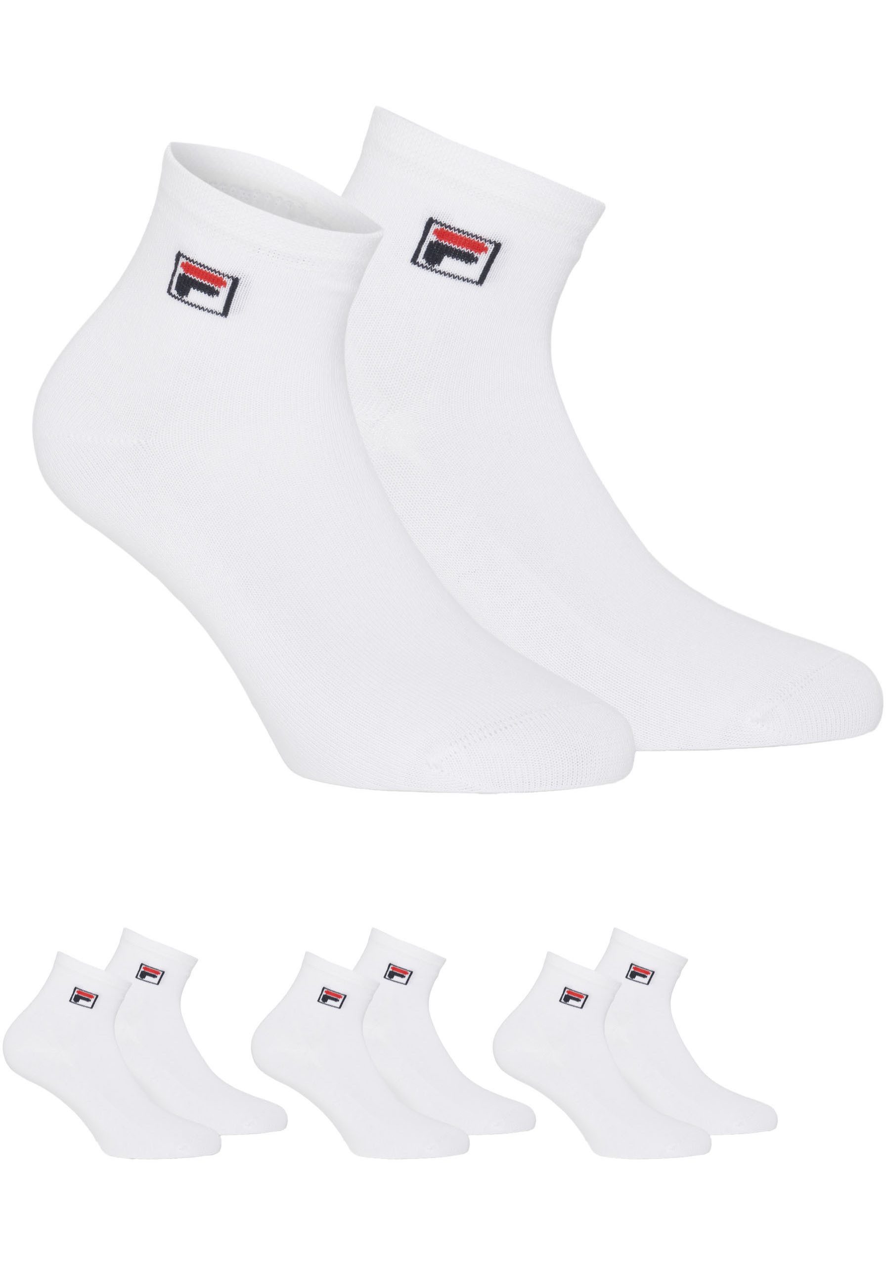 Fila Kurzsocken "UNISEX QUARTER PLAIN SOCKS" 3er Pack, 3 Paar tlg. mit eing günstig online kaufen