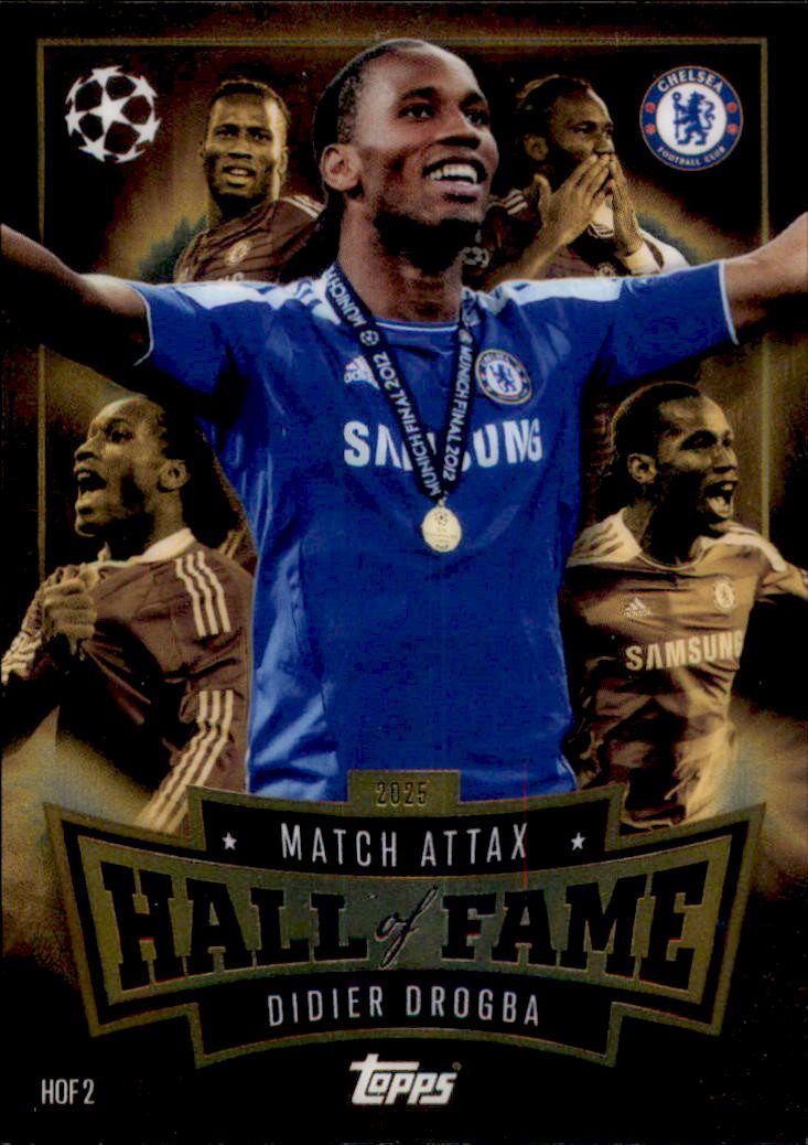 Topps Sammelkarte HOF2 - Didier Drogba - Match Attax Hall of Fame - 2025/2026