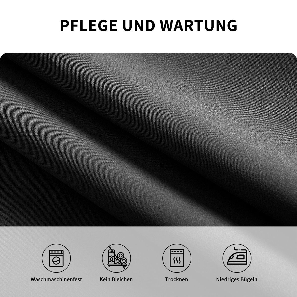 Simloveve Vorhang Gardinen Wohnzimmer Lärmschutz Thermogardine günstig online kaufen