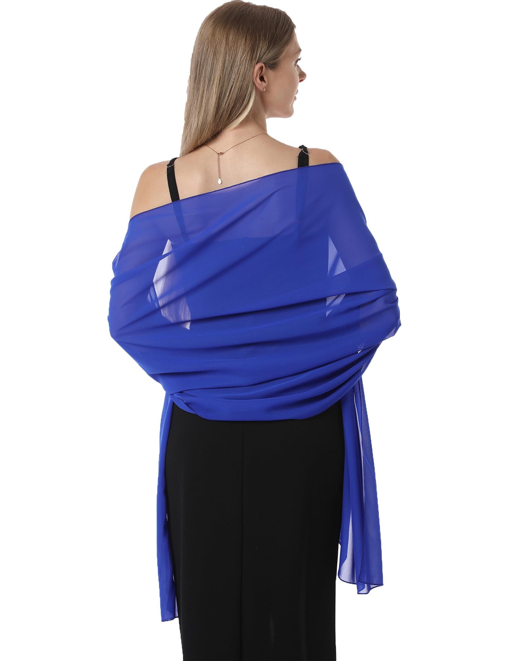 Cachito Modeschal Eleganter Damen Schal – Weiche Stola, (1-St), für Abendkleider, Hochzeiten & festliche Anlässe – Bild 5 von 5