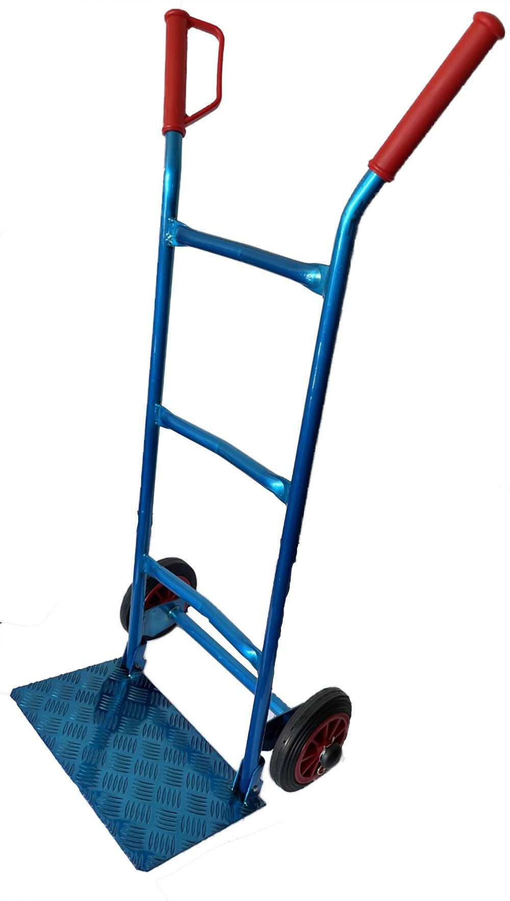 Multimec Sackkarre Sackkarre Transportkarre 200kg Stapelkarre Aluminium blau, 250 Kg Tragkraft