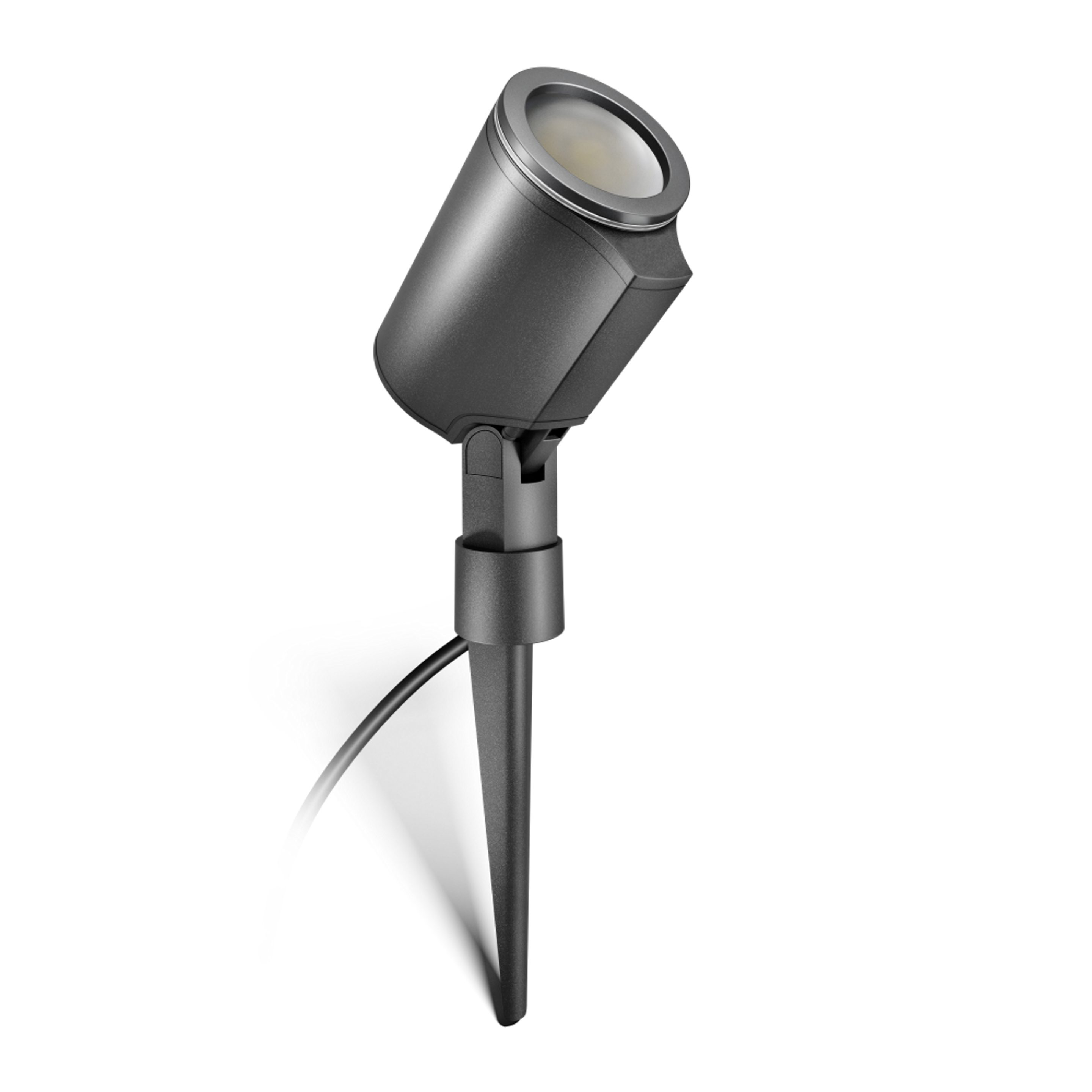 steinel LED Gartenleuchte Spot Garden, mit Dämmerungssensor, LED wechselbar, Warmweiß, Wegeleuchte, 6,7W, 3000K