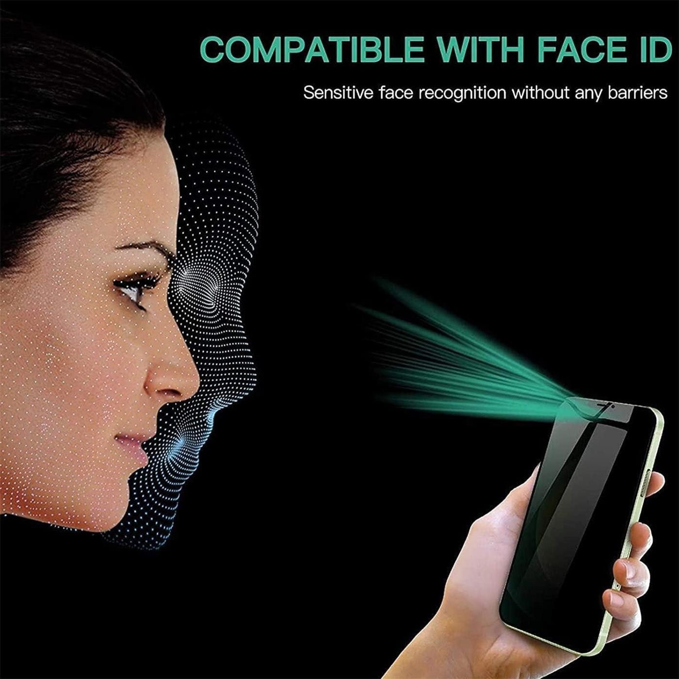 CoolGadget Displayschutzfolie Sichtschutz Panzerfolie für Samsung Galaxy S24 Ultra, mit Aufbringhilfe, 2x Privacy Glas Folie Anti-Spy Schutzfolie inkl. Montage  – Bild 4 von 5