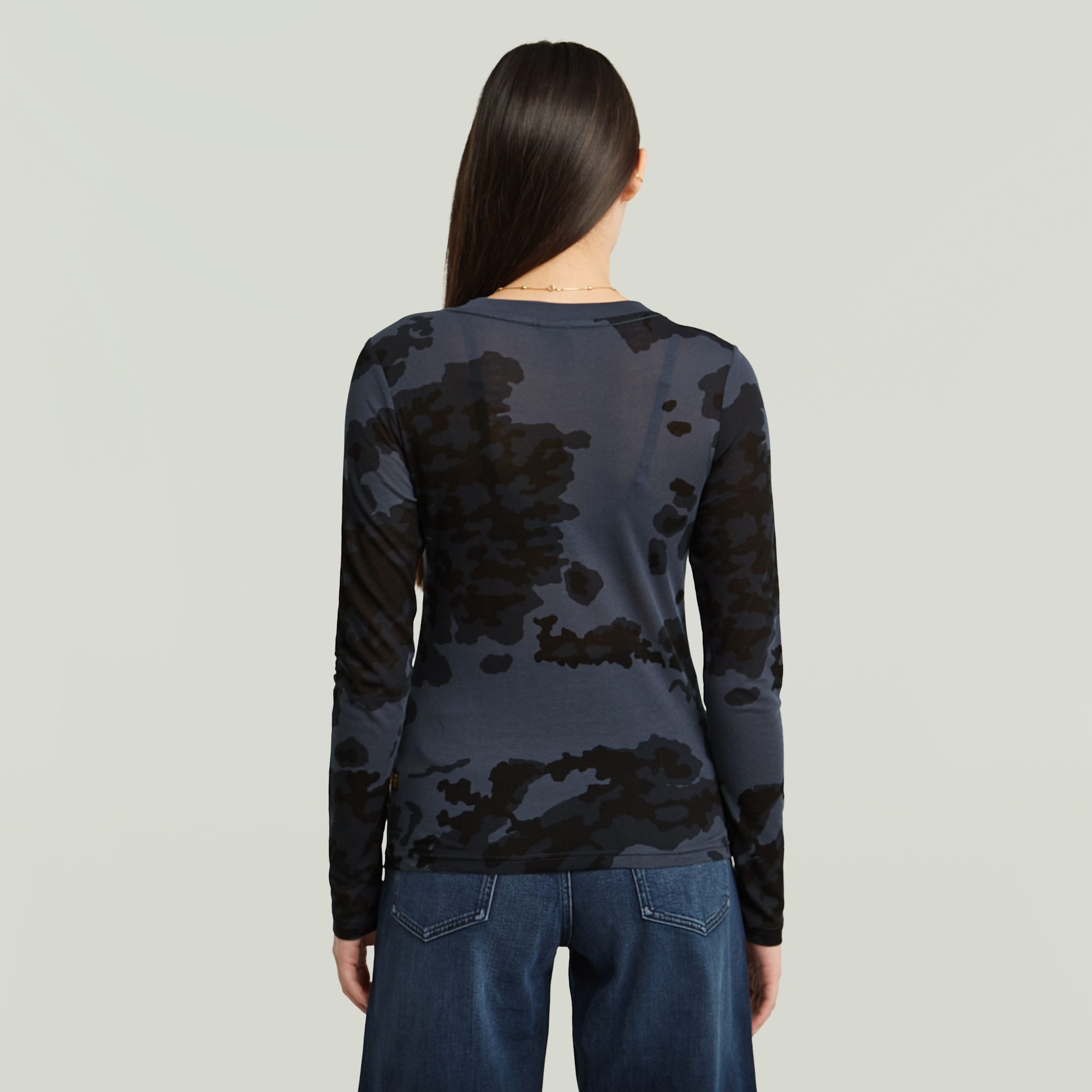 G-STAR Langarmshirt Aop Slim Wmn mit günstig online kaufen