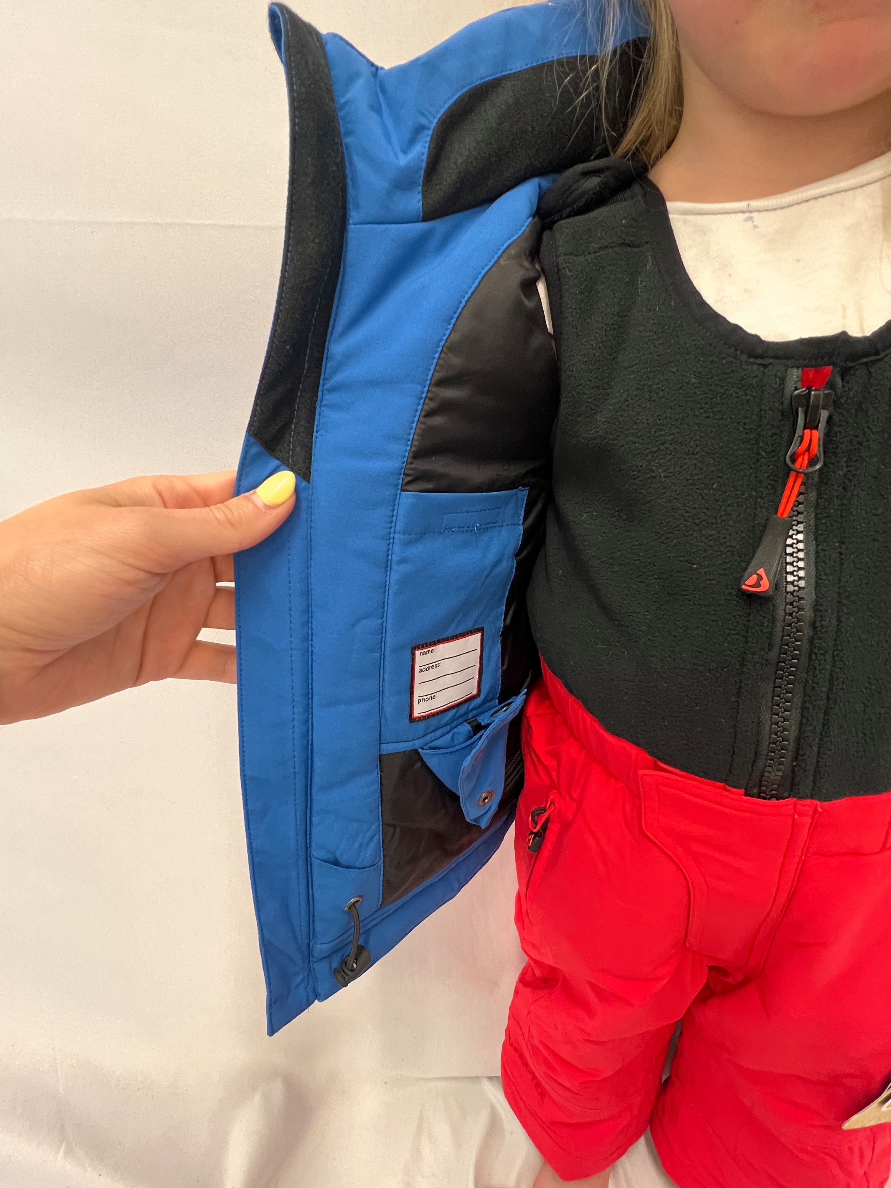 Bergson Skihose LIZZA Kinder Skihose, wattiert, 20000 mm Wassersäule, Normalgrößen, Gecko g
